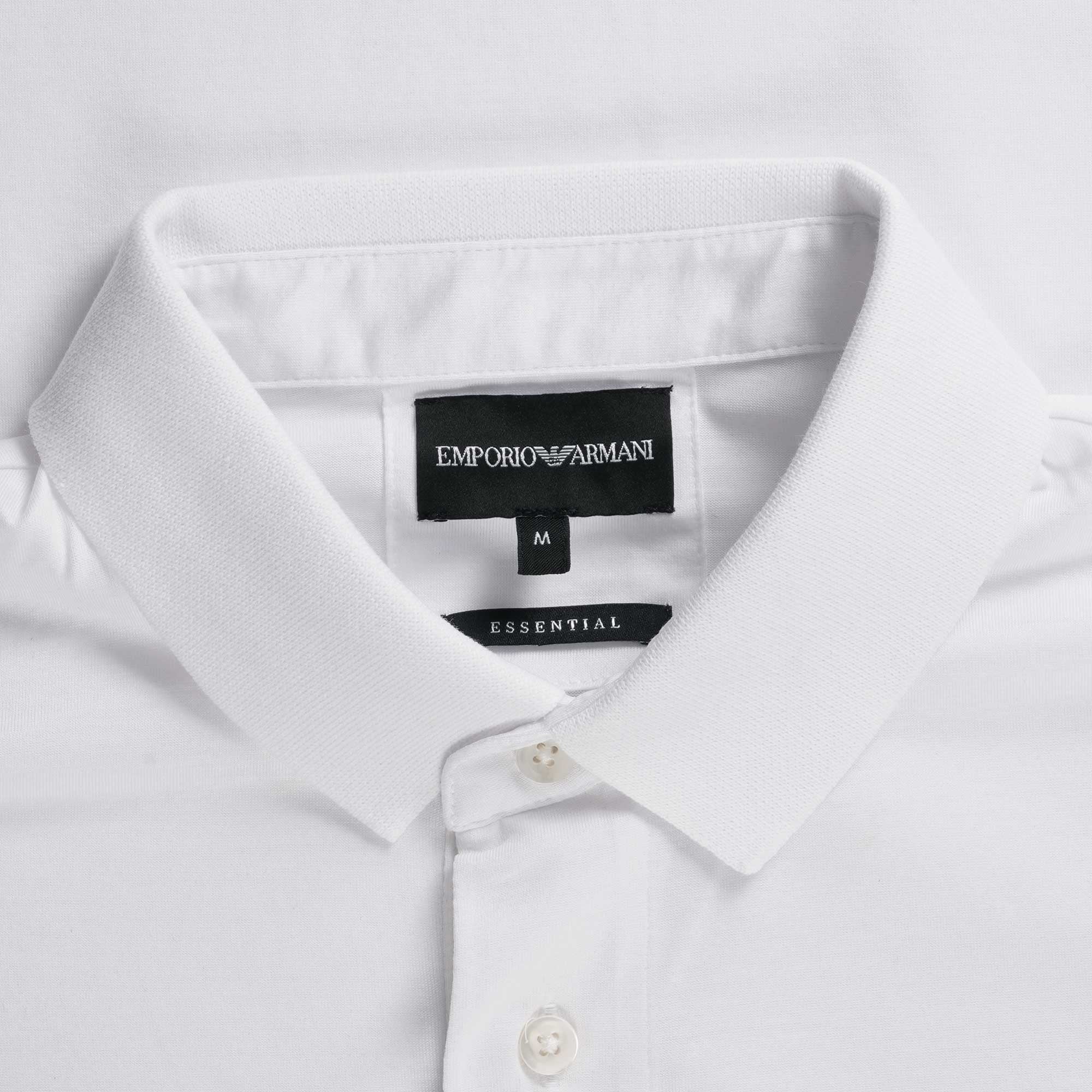 Emporio Armani Essentials Polo Shirt - Bianco