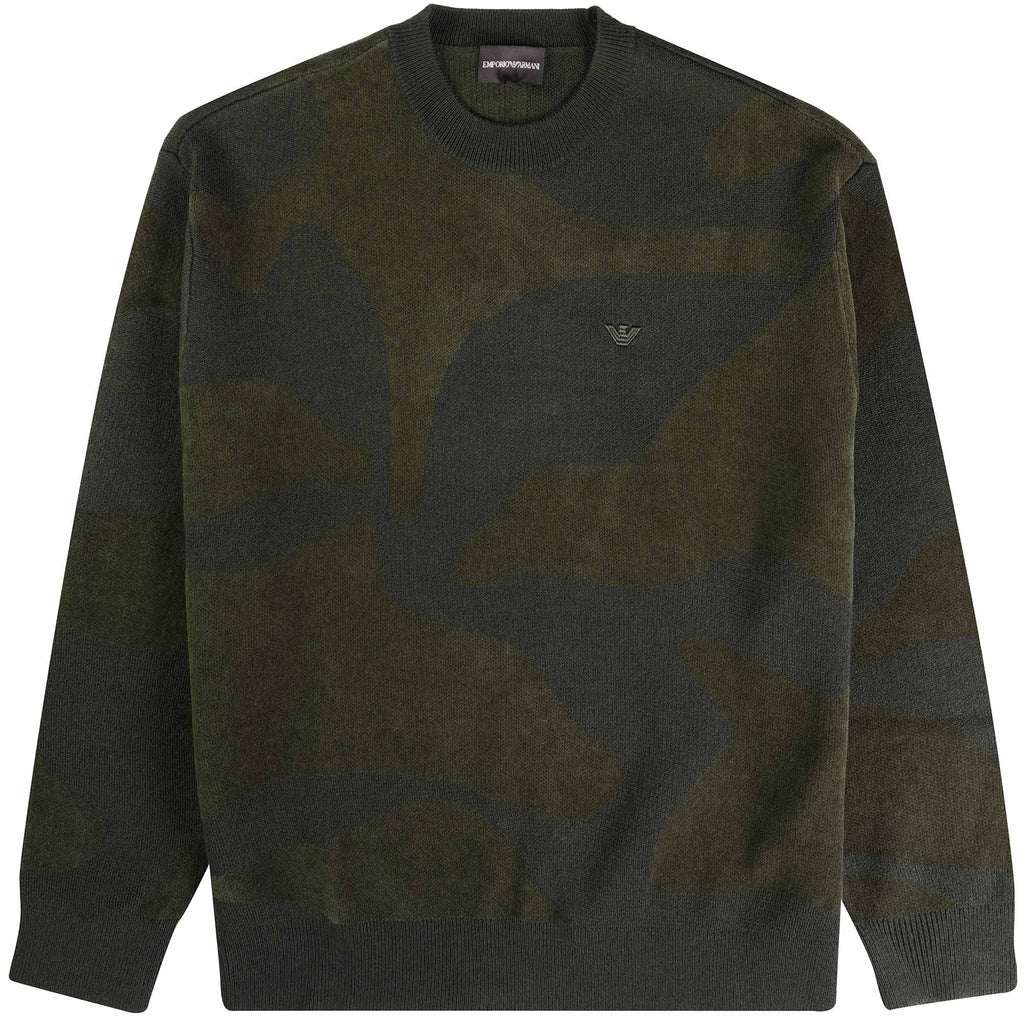 Emporio Armani Chenille Knitted Jumper - China