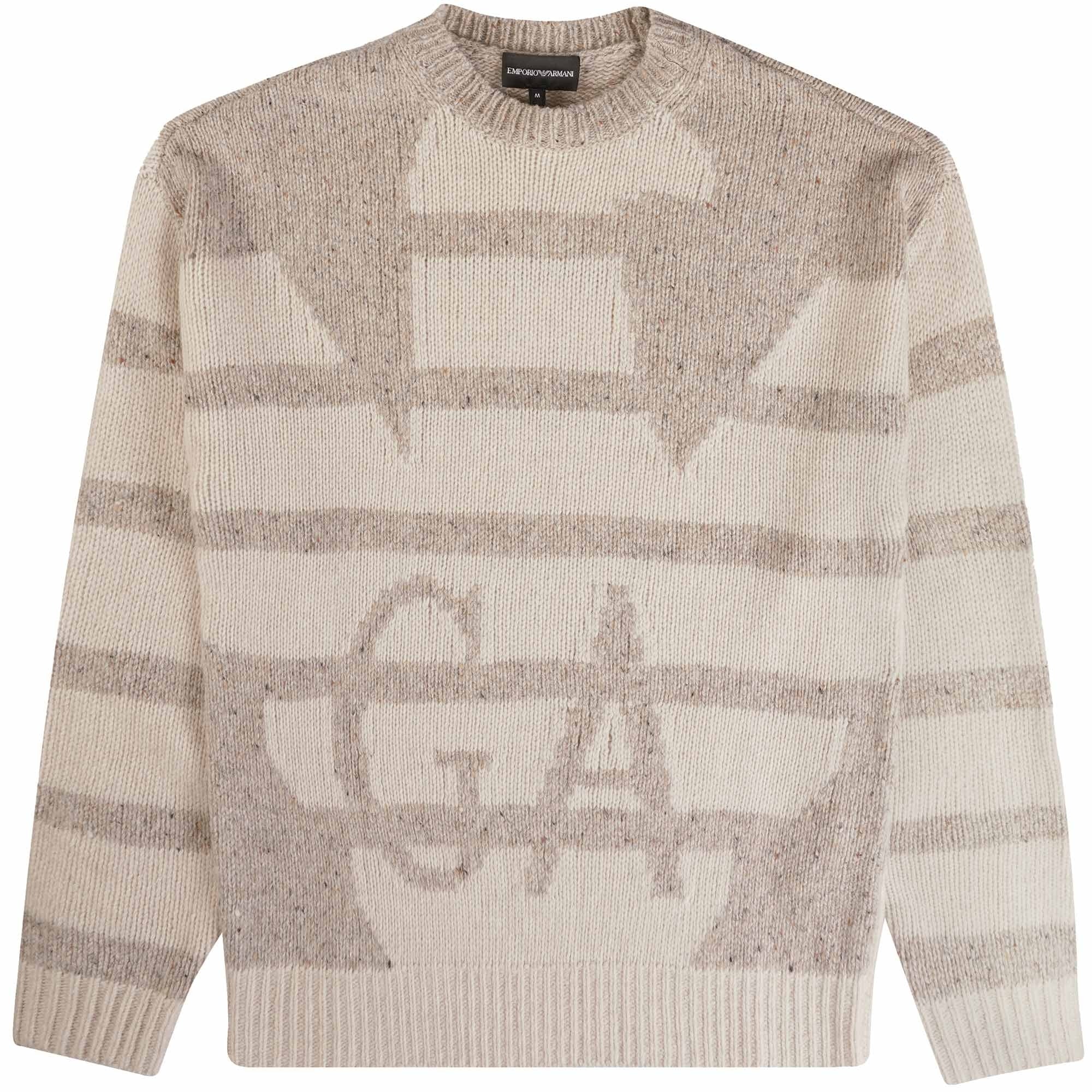 Emporio Armani Knitted Jumper - Fantasia – Stuarts London