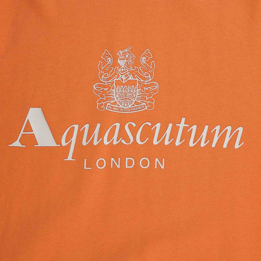Aquascutum Large Logo Sweatshirt - Rust