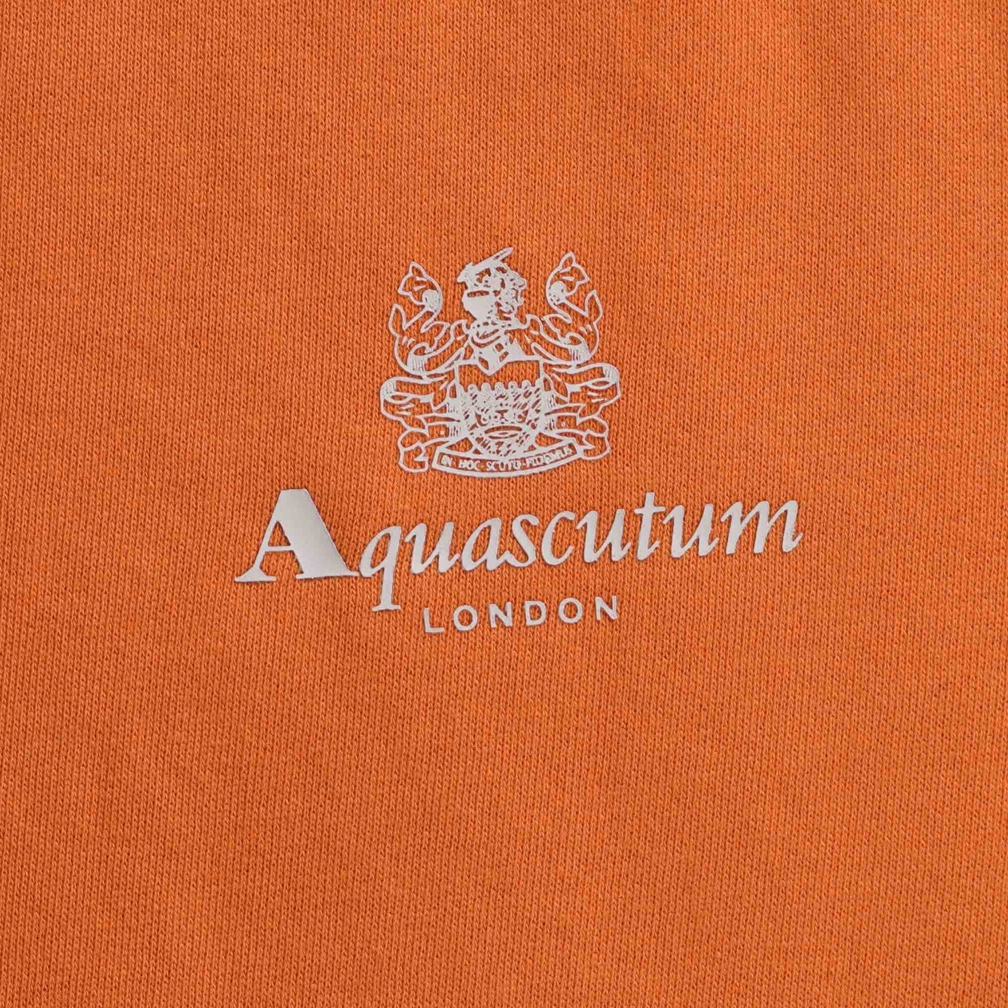 Aquascutum Small Logo Sweatshirt - Rust