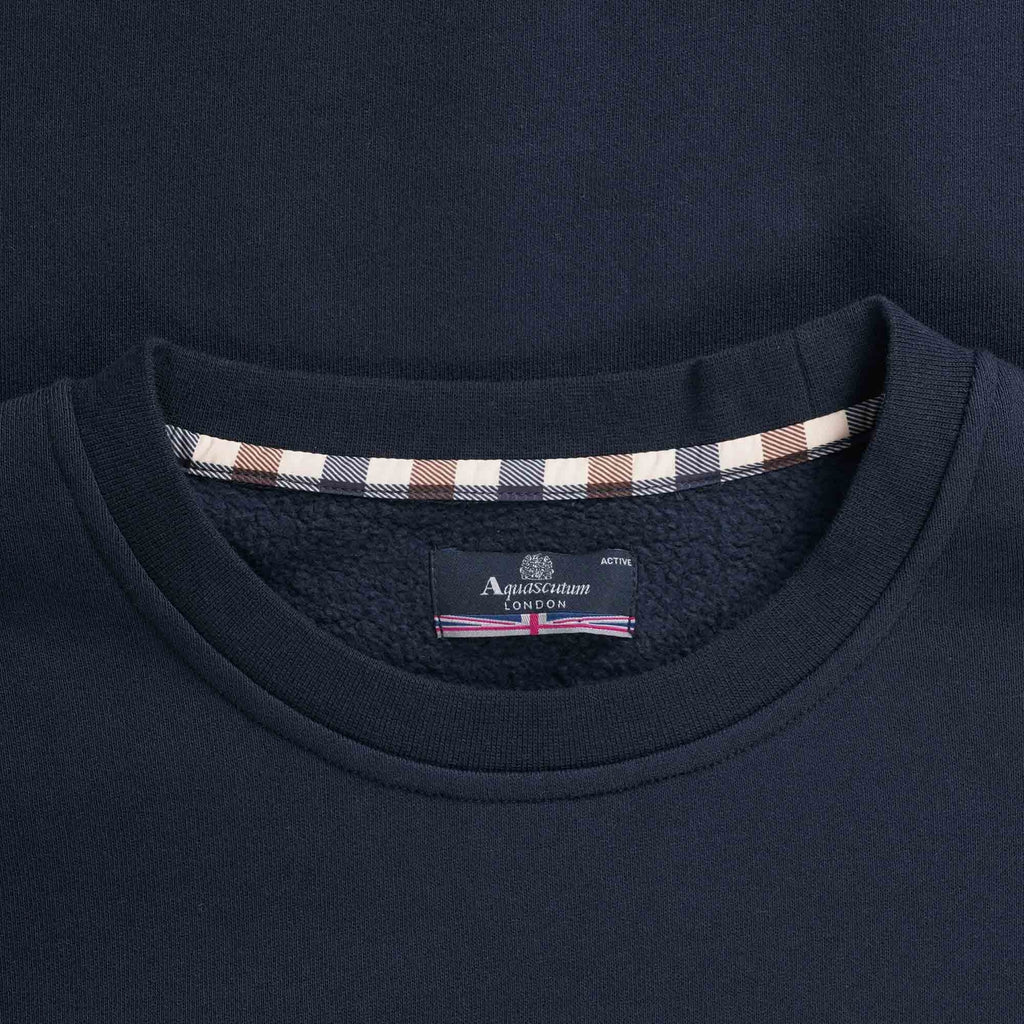 Aquascutum Small Logo Sweatshirt - Navy