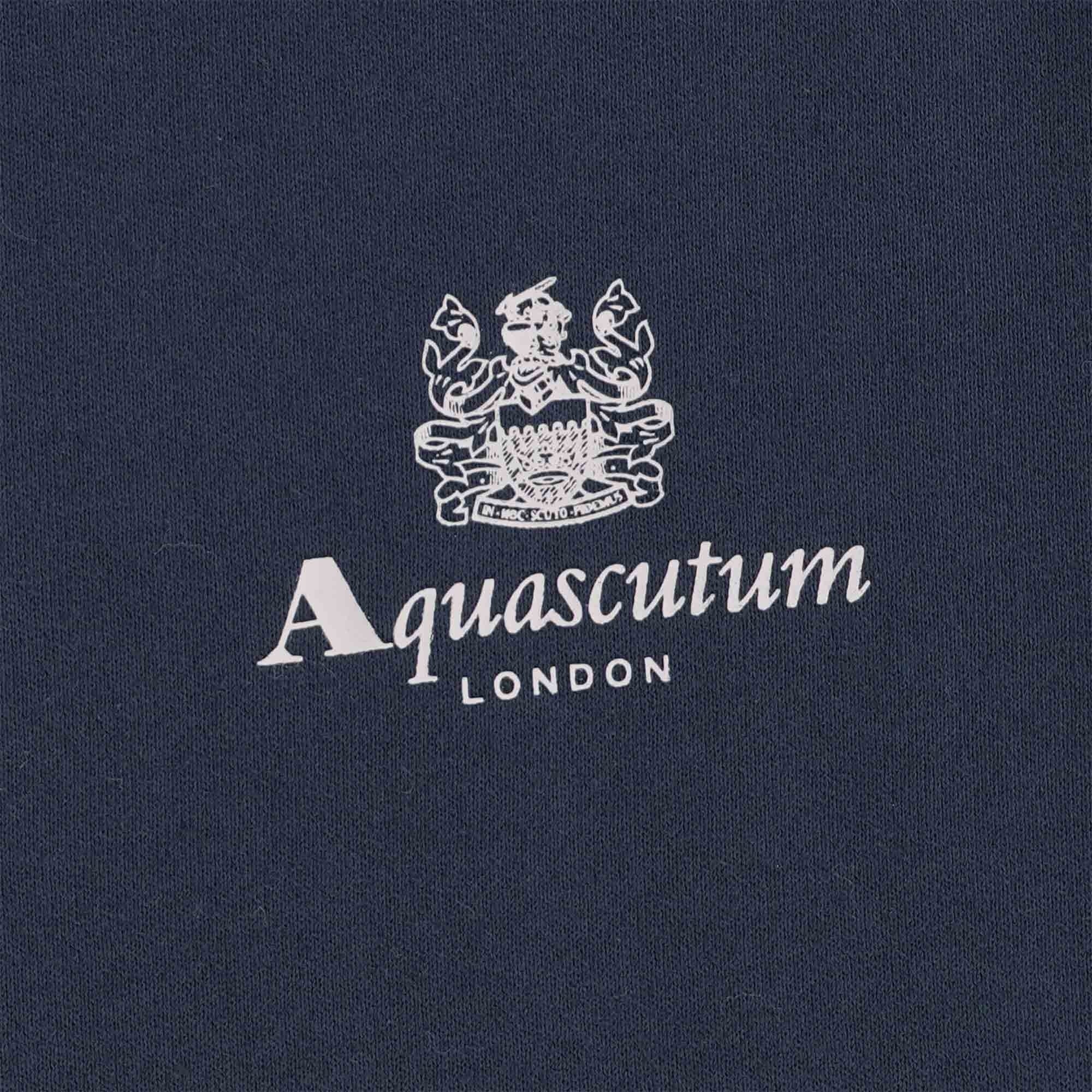 Aquascutum Small Logo Sweatshirt - Navy