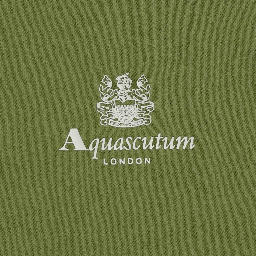 Aquascutum Small Logo Sweatshirt - Army Green