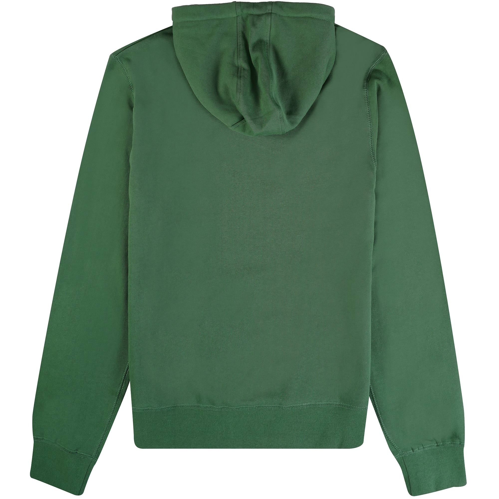 Aquascutum Small Logo Hoodie - Hunter Green