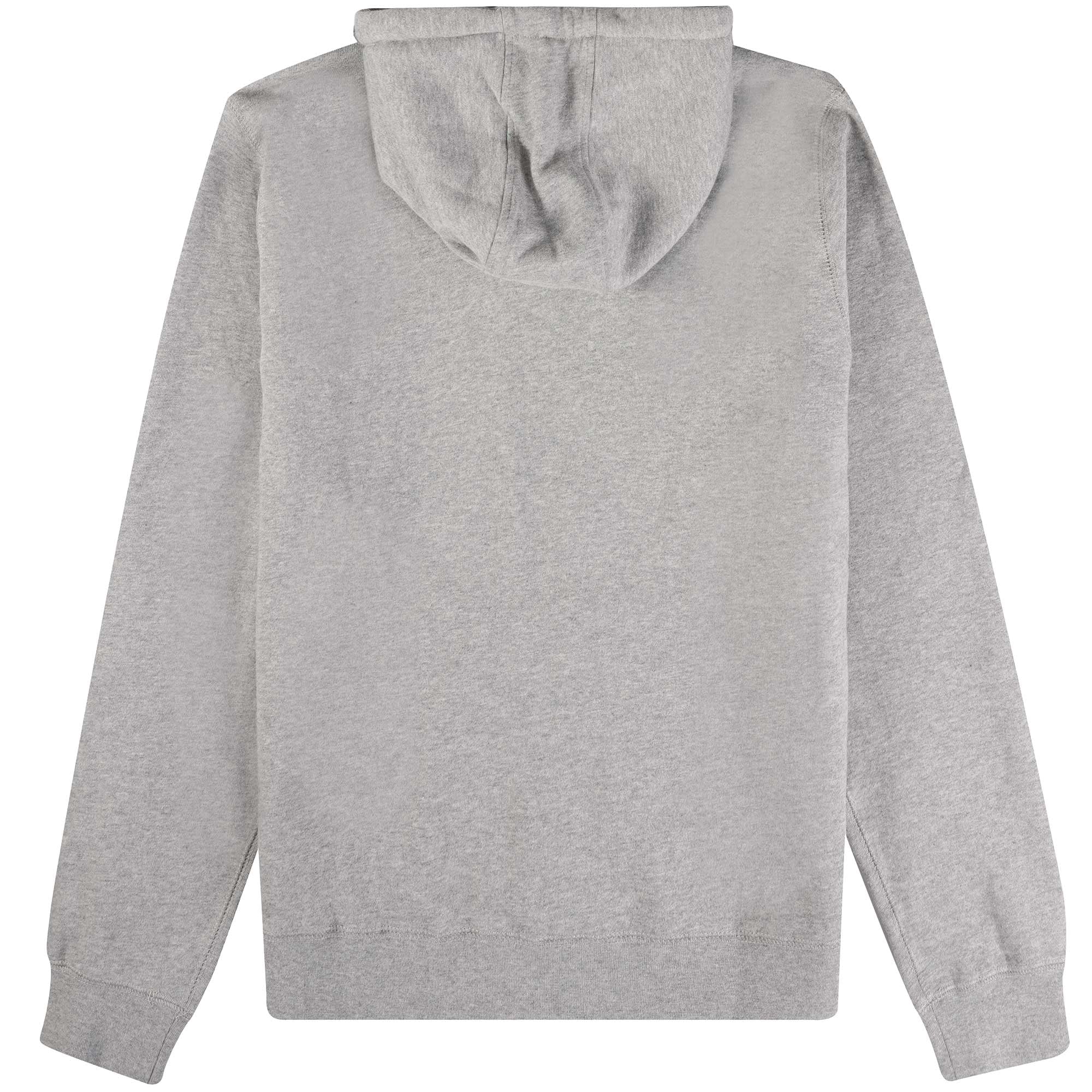 Aquascutum Small Logo Hoodie - Grey Mel