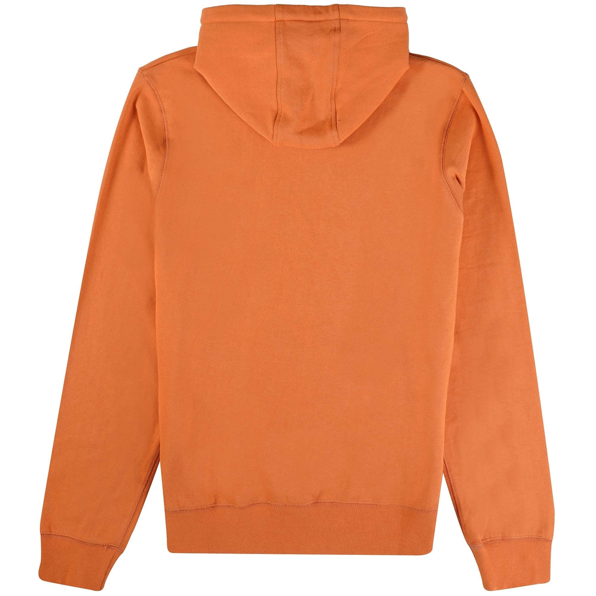 Aquascutum Large Logo Hoodie - Rust