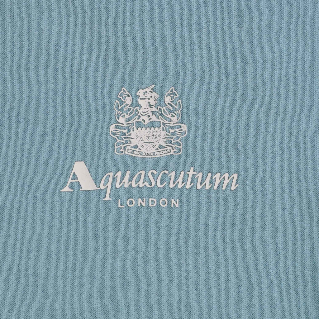 Aquascutum Small Logo Sweatshirt - Avio