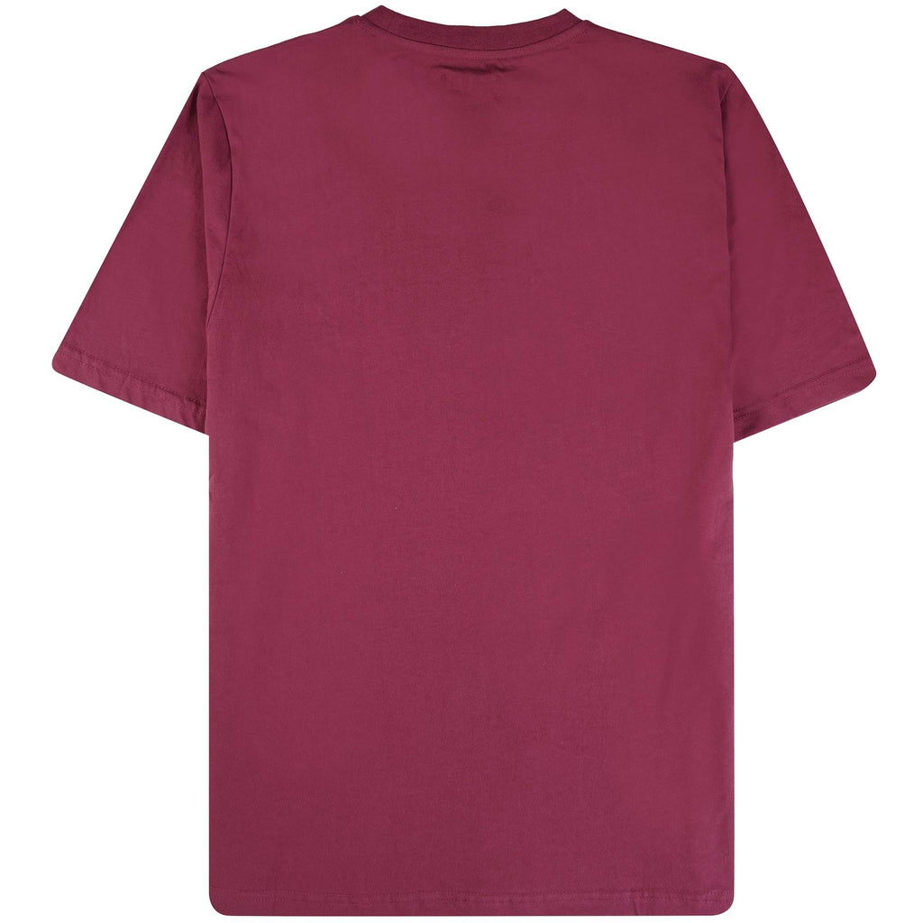 Aquascutum Large Logo T-Shirt - Cordovan