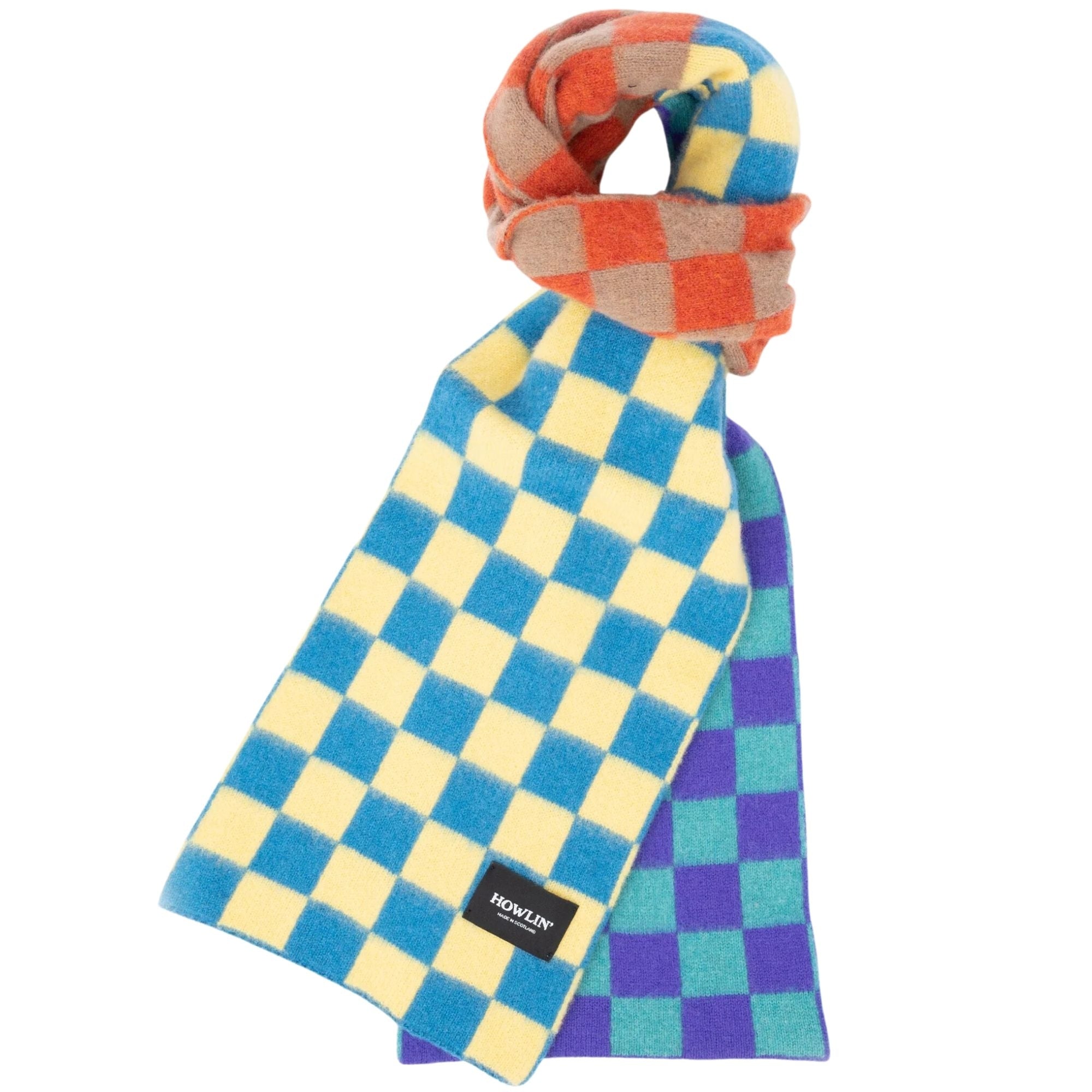 Howlin' Cosmic Checkerboard Scarf - Mixed Up