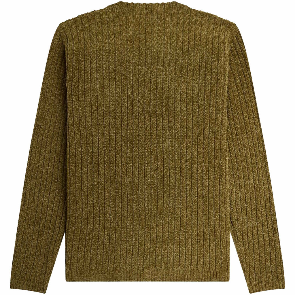 Fred Perry Chenille Rib Jumper - Shaded Stone