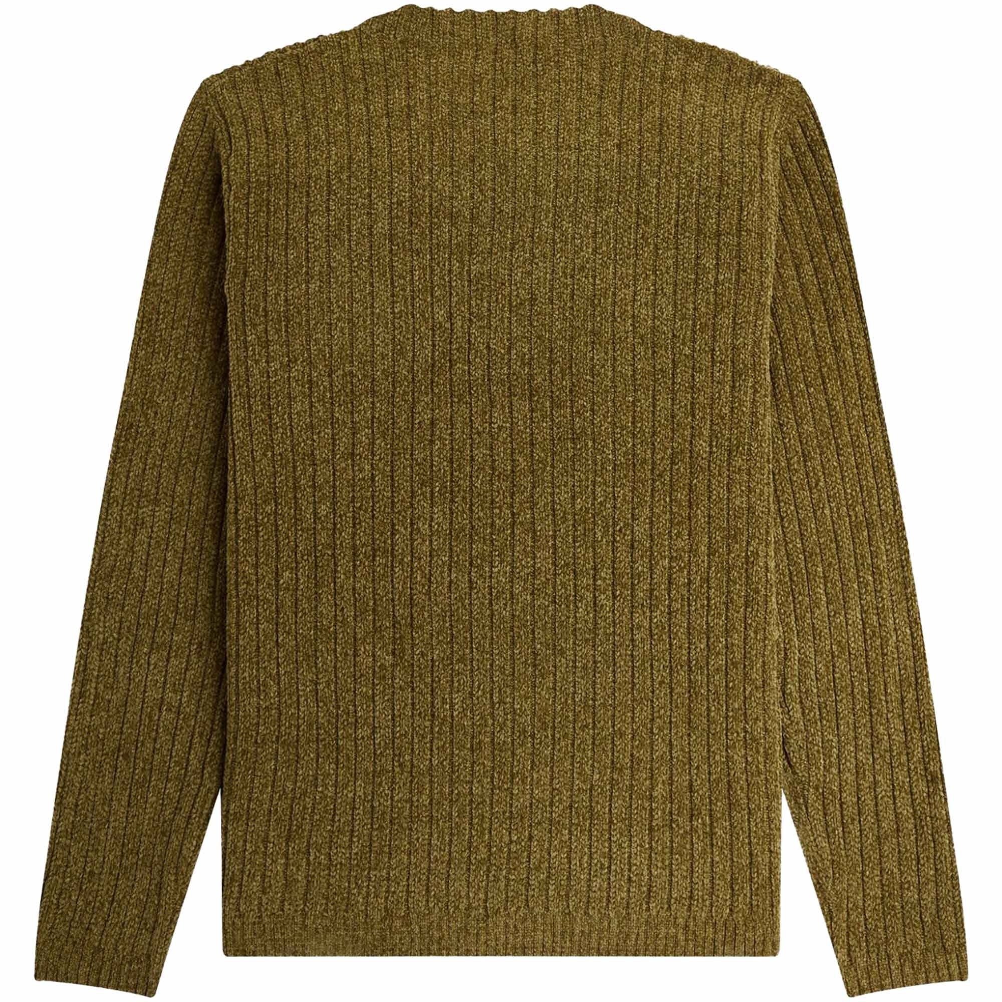 Fred Perry Chenille Rib Jumper - Shaded Stone