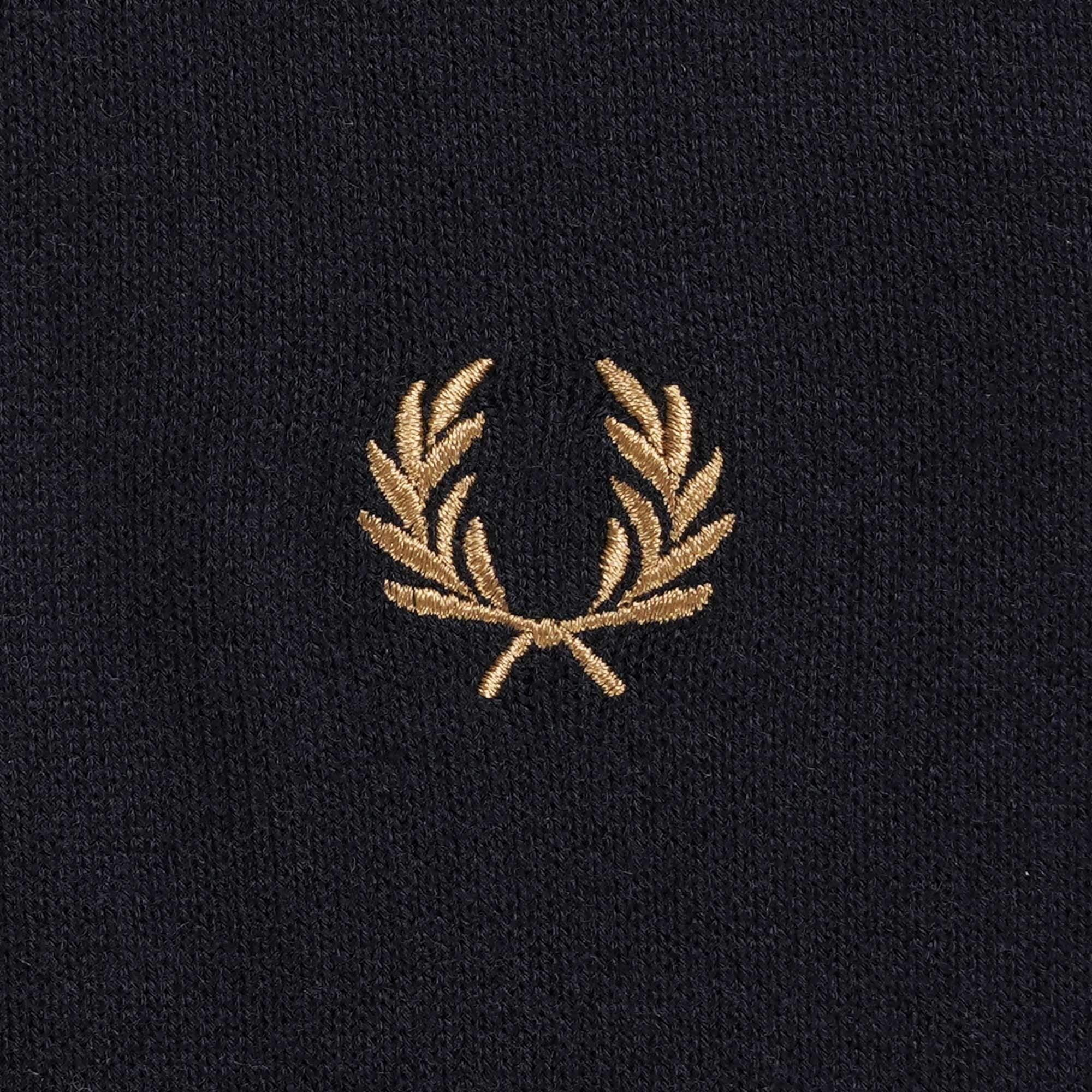 Fred Perry Roll Neck Jumper - Navy