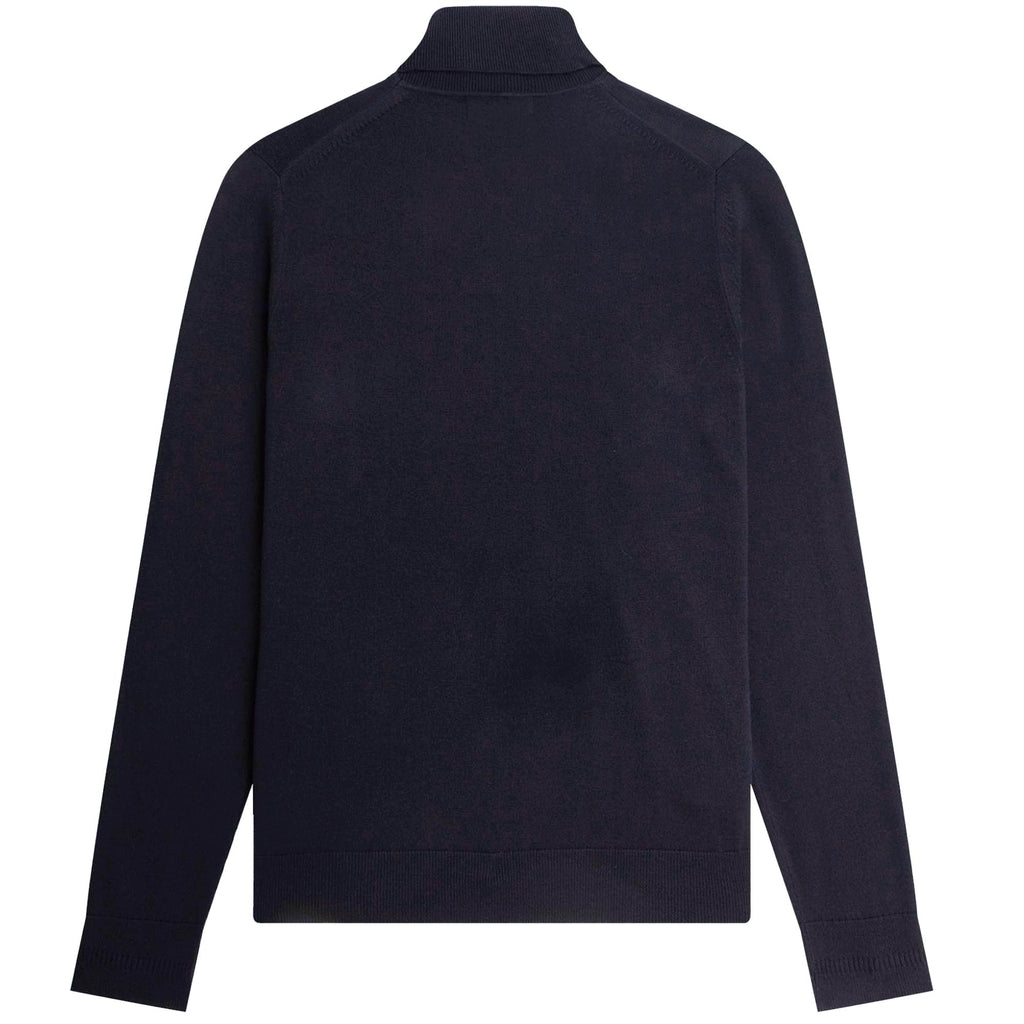 Fred Perry Roll Neck Jumper - Navy