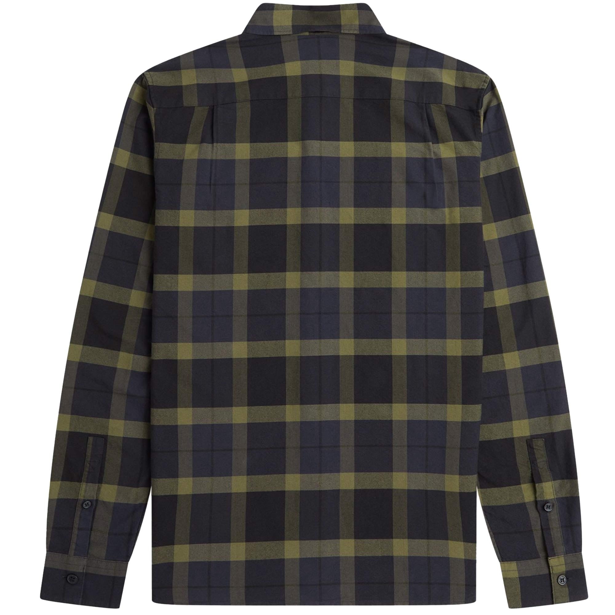 Fred Perry Tartan Shirt - Uniform Green