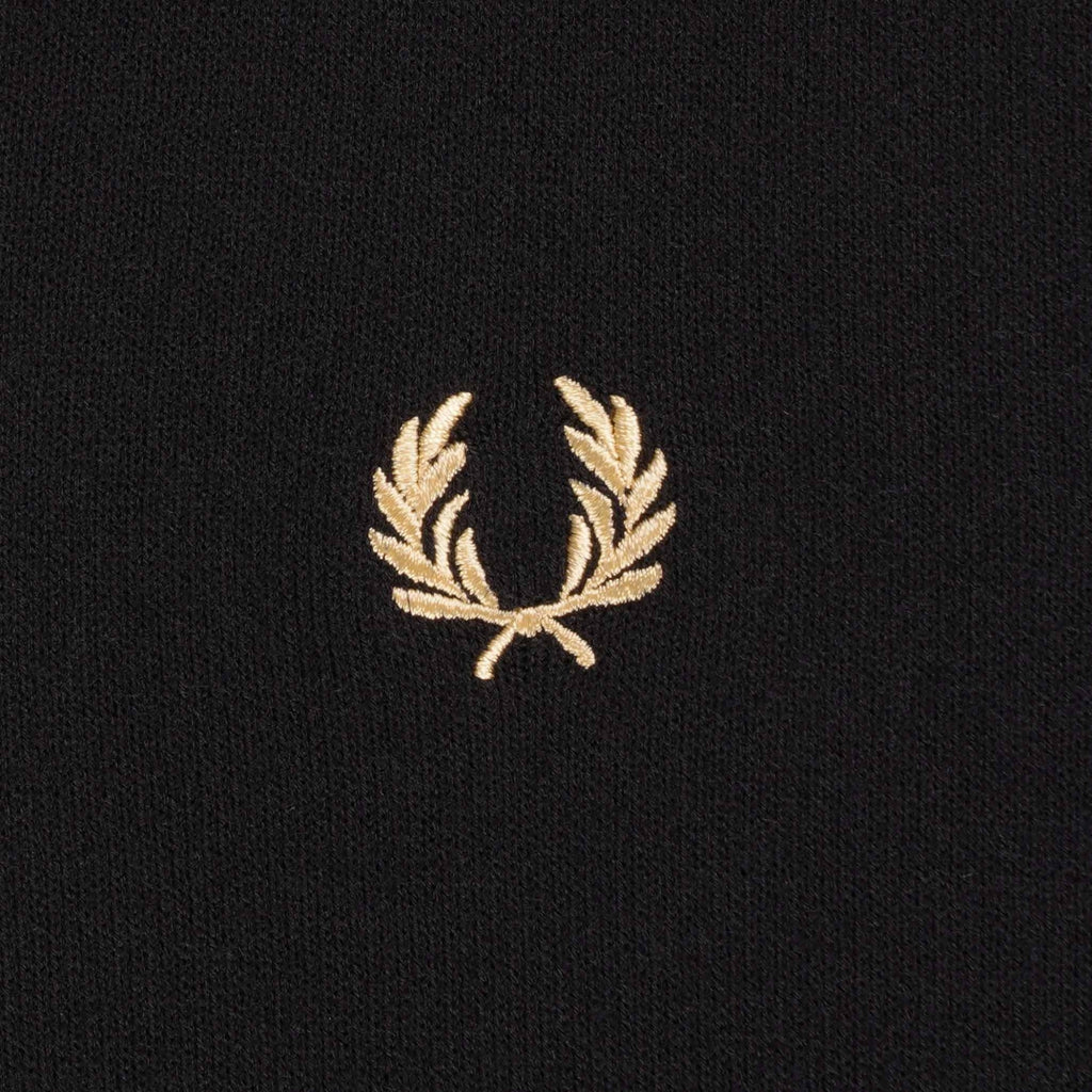 Fred Perry Long Sleeve Knitted Shirt - Black