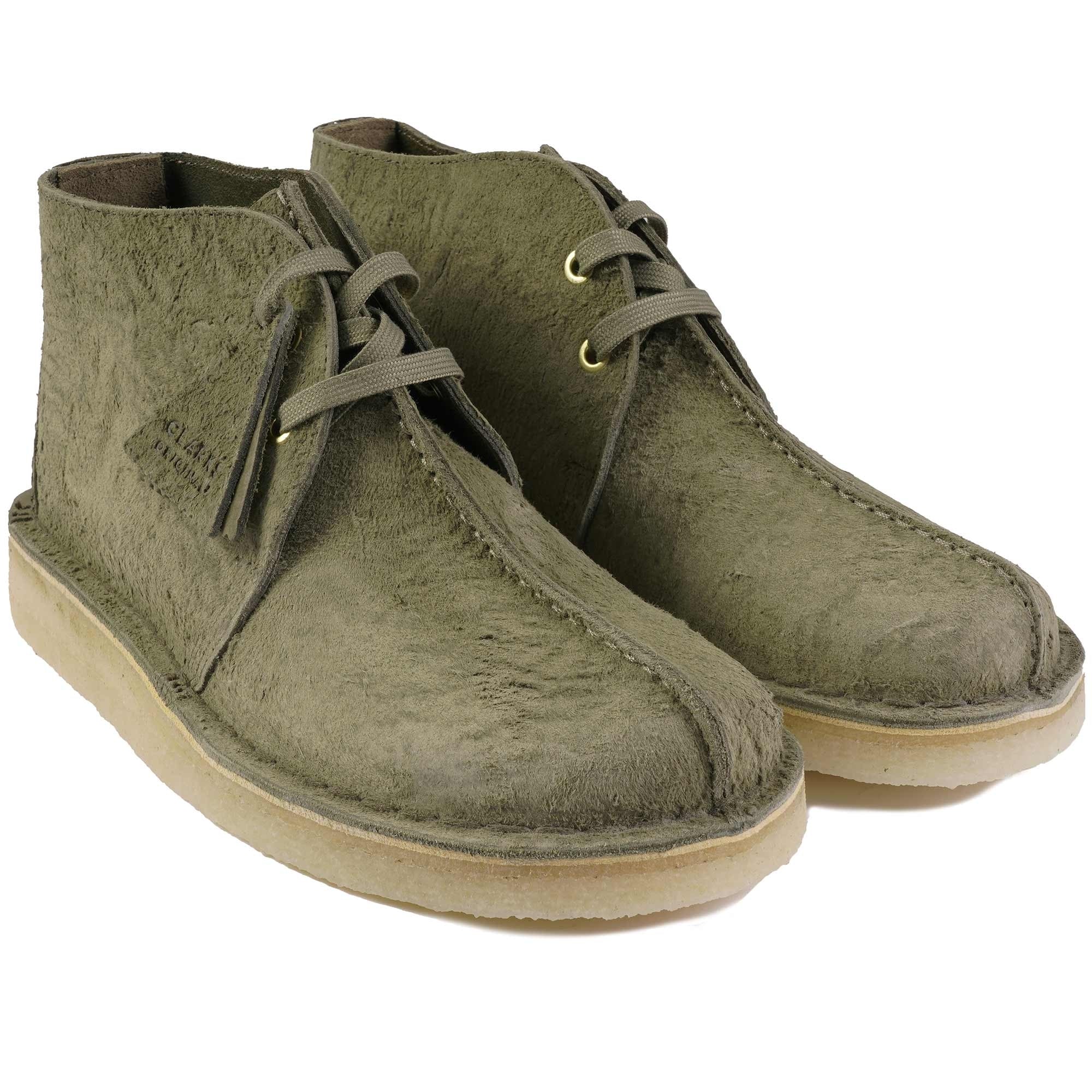 Clarks Originals Desert Trek Hi - Forest Green – Stuarts London