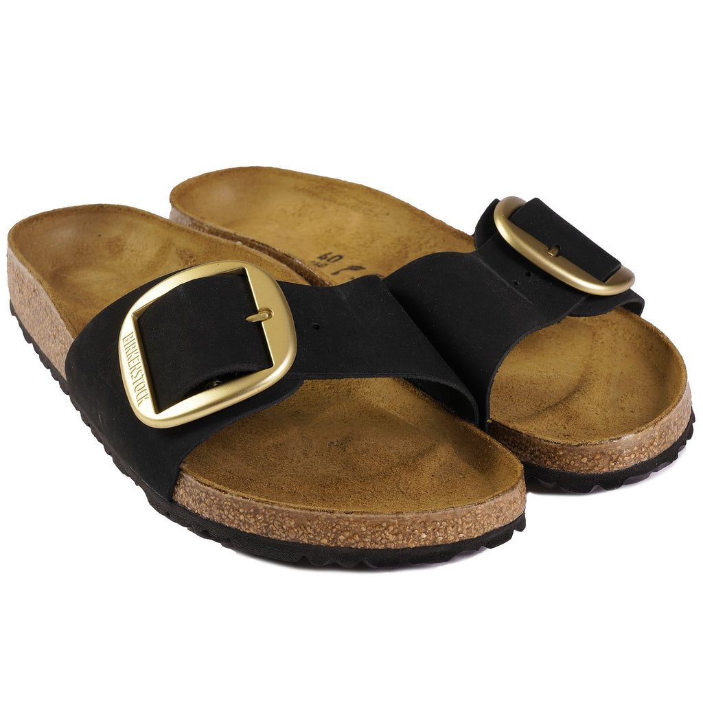 Birkenstock Womens Madrid Big Buckle - Black