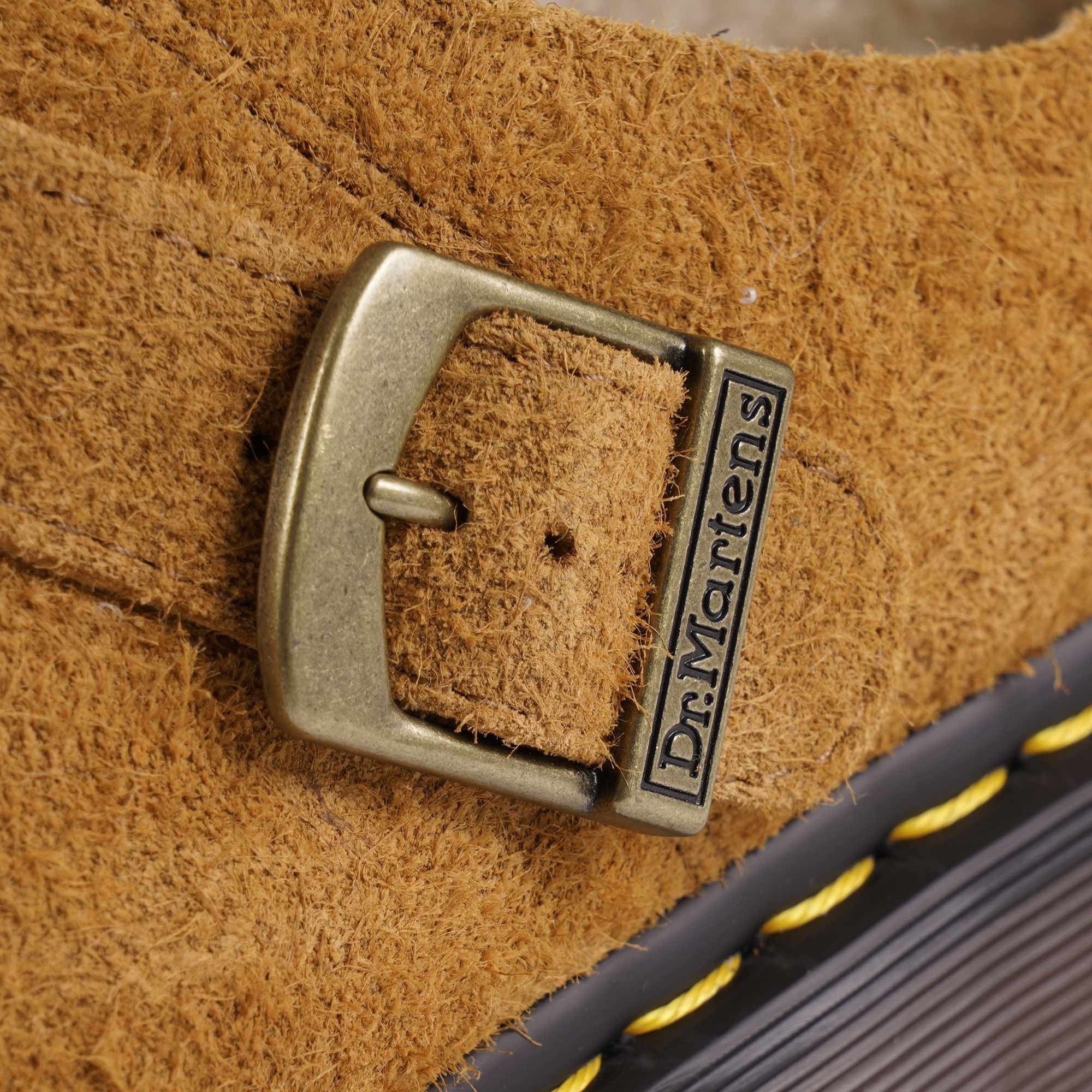 Dr. Martens Isham Long Napped Suede - Pecan Brown