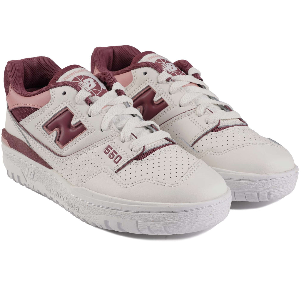 New Balance Women's 550 - White and Red
