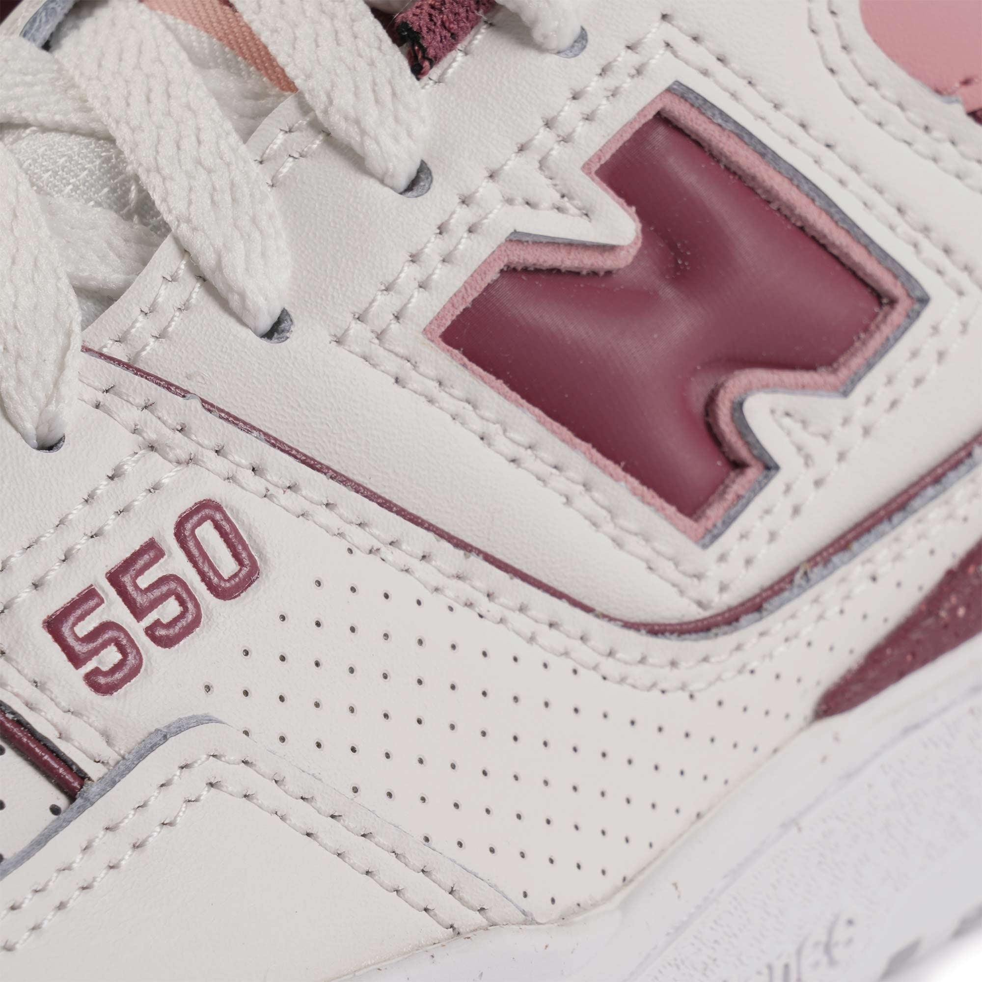 New Balance Women's 550 - White and Red