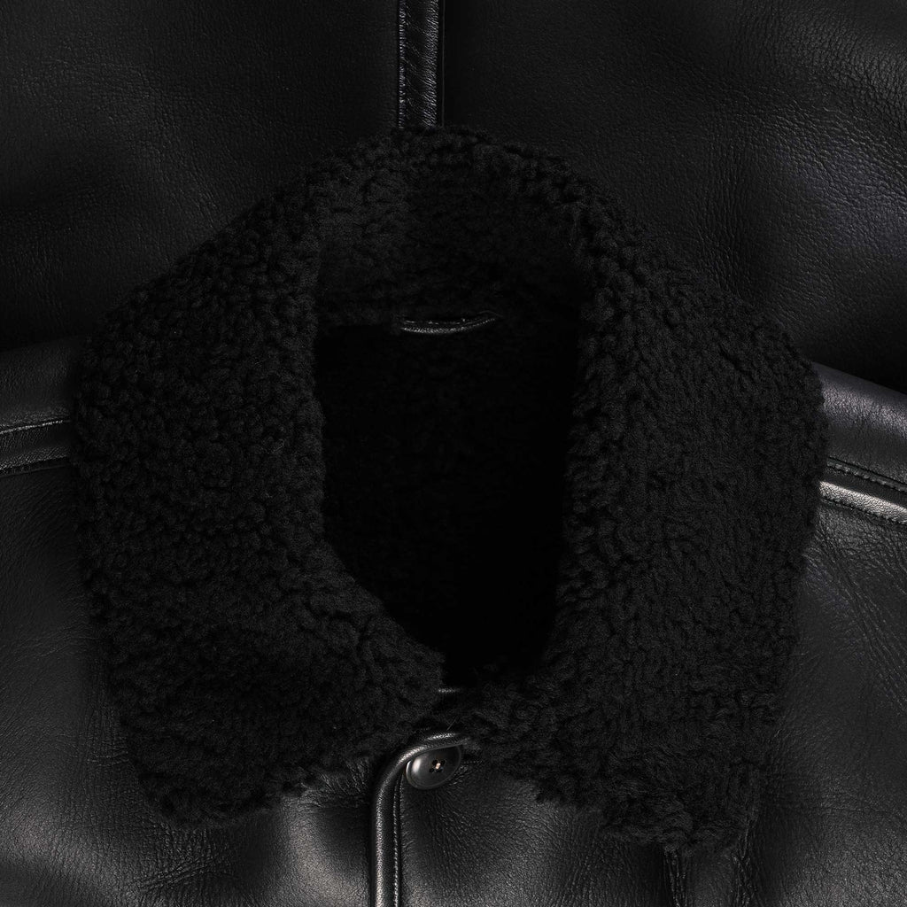 YMC Brainticket MK2 Leather Jacket - Black