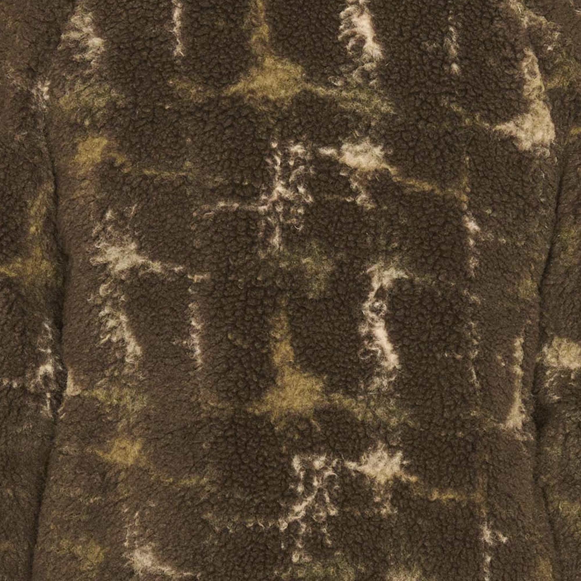 YMC Beach Jacquard Fleece Jacket - Brown