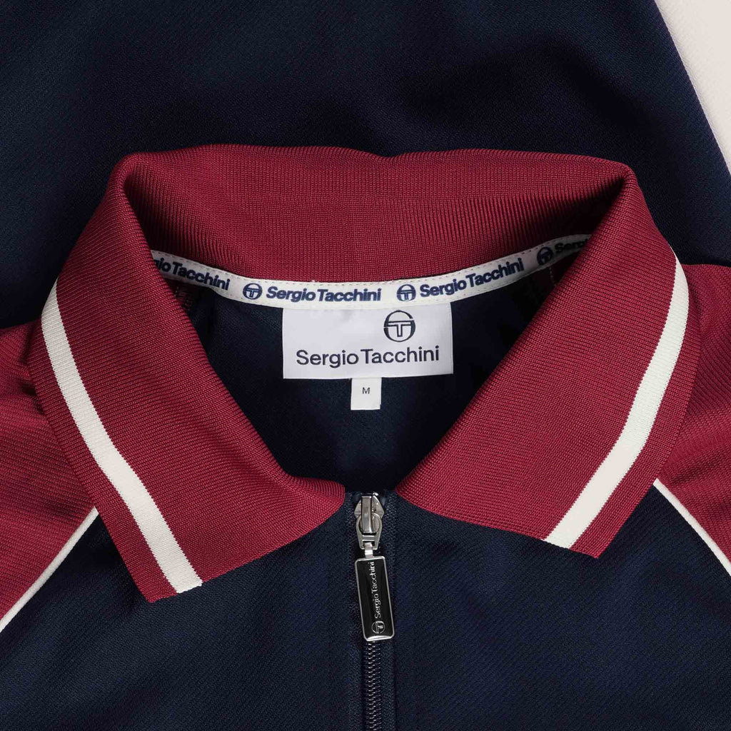 Sergio Tacchini New Ascot Track Top - Blue and Red