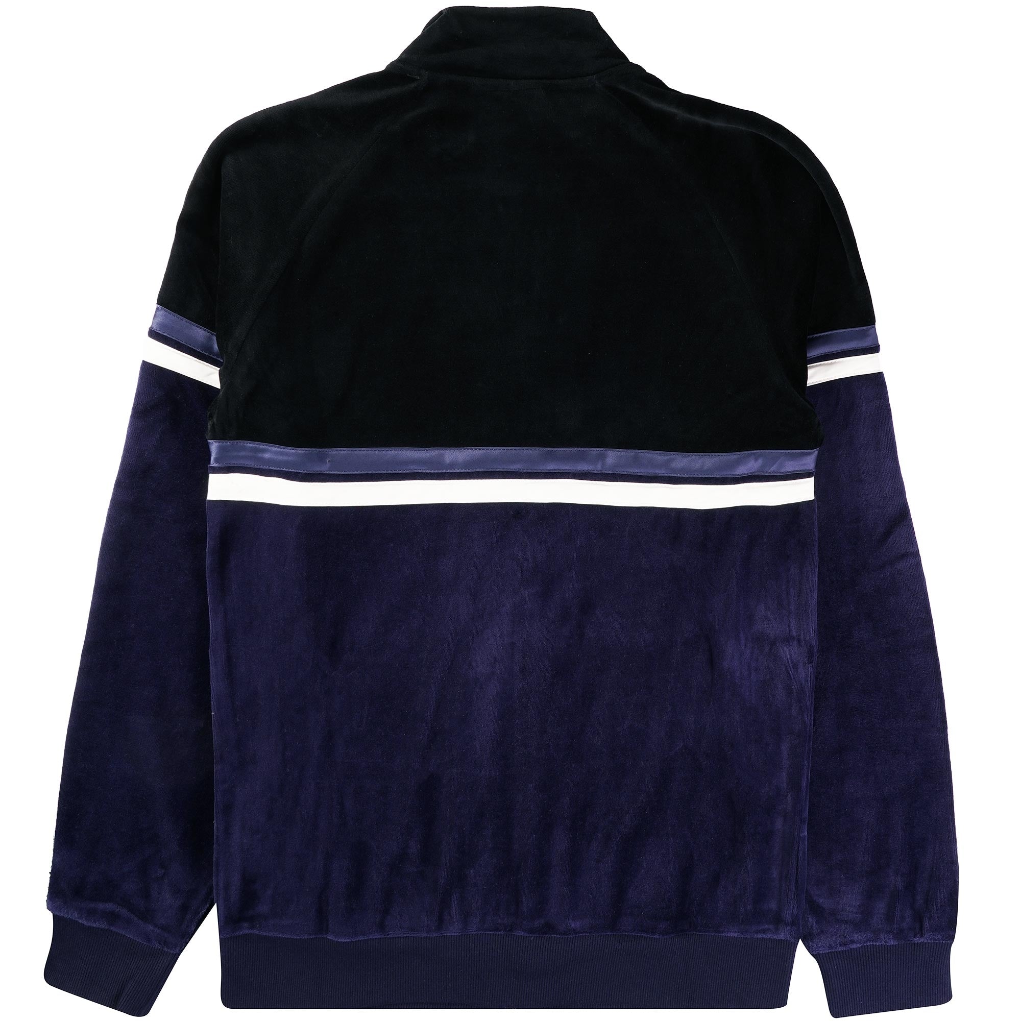 Sergio Tacchini Orion Luxe Track Top - Black and Maritime Blue