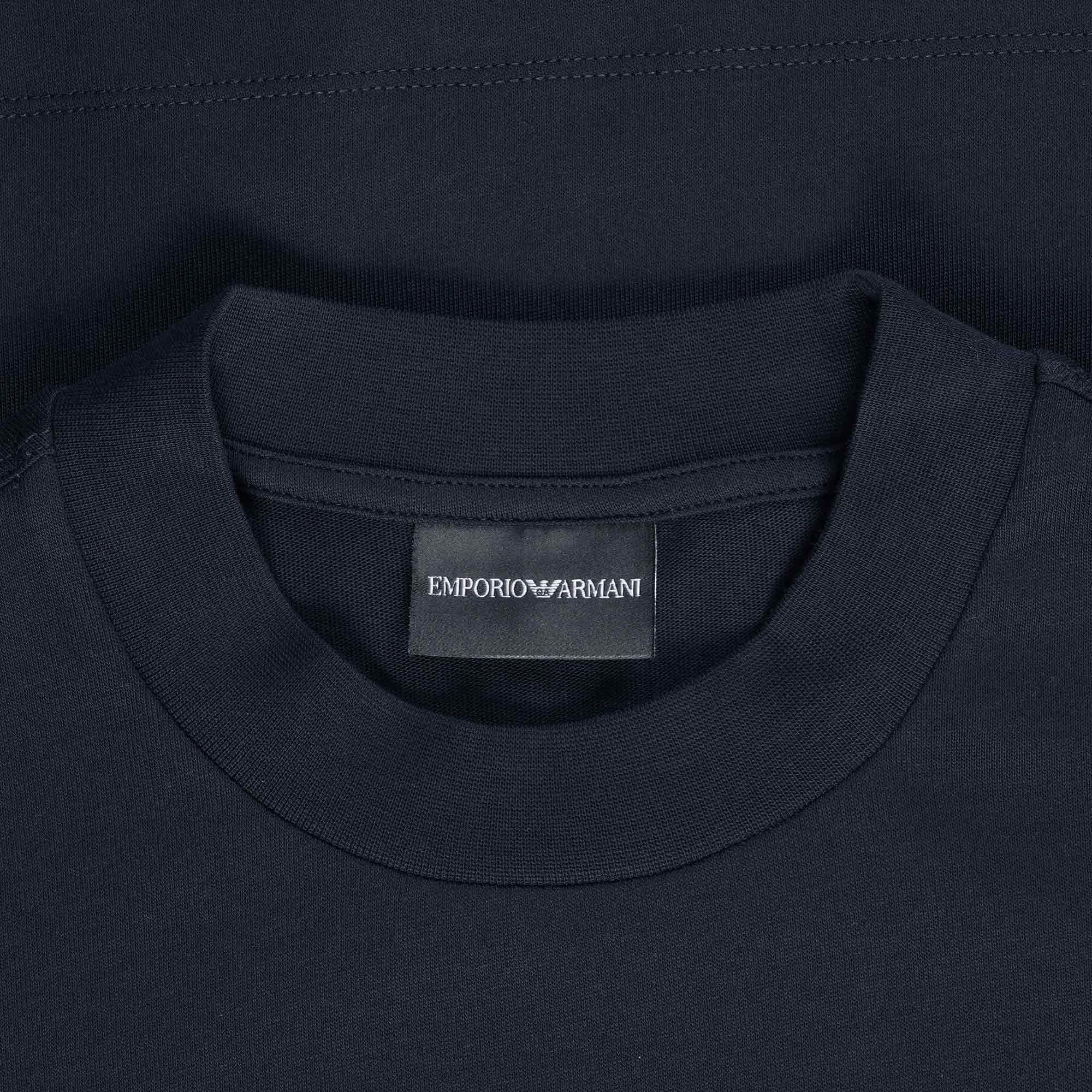Emporio Armani Logo T-Shirt - Navy