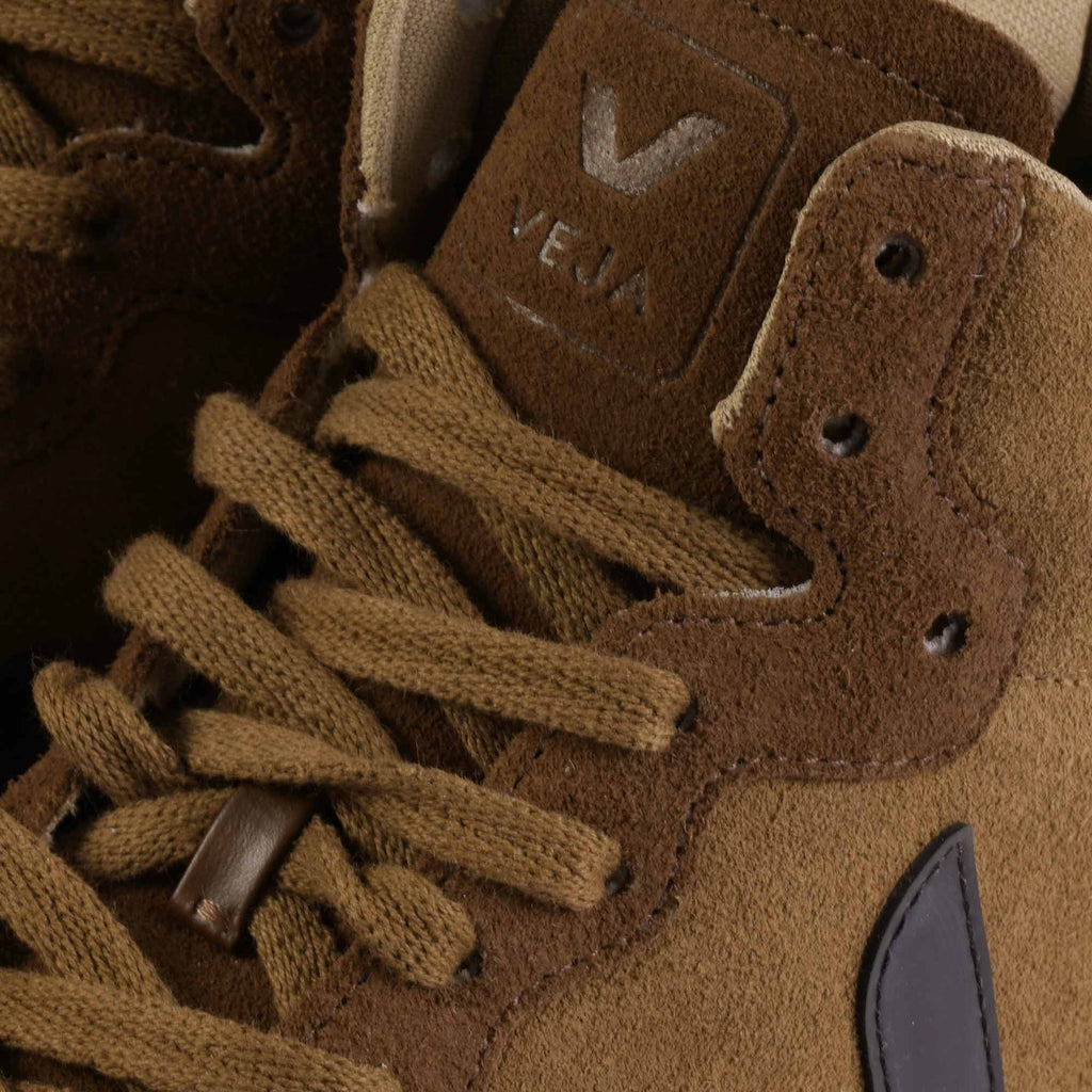 Veja V-15 Suede - Brown and Black