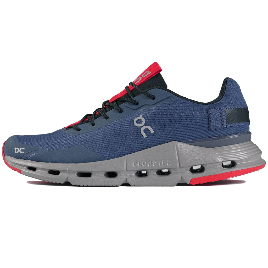 On Running Cloudnova Form - Denim and Red
