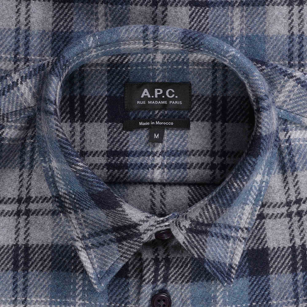A.P.C. New Valerian Overshirt - Bleu