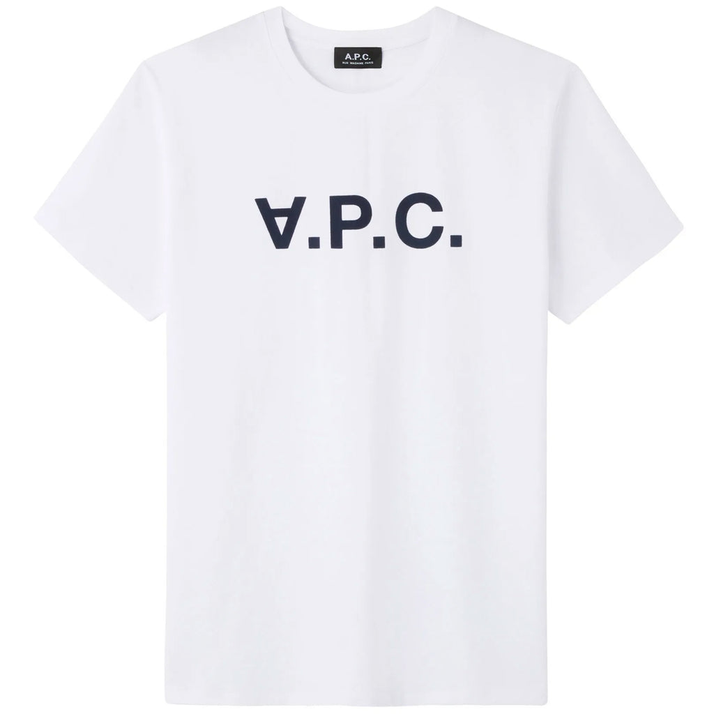 A.P.C. VPC Blanc H T-Shirt - White/Navy