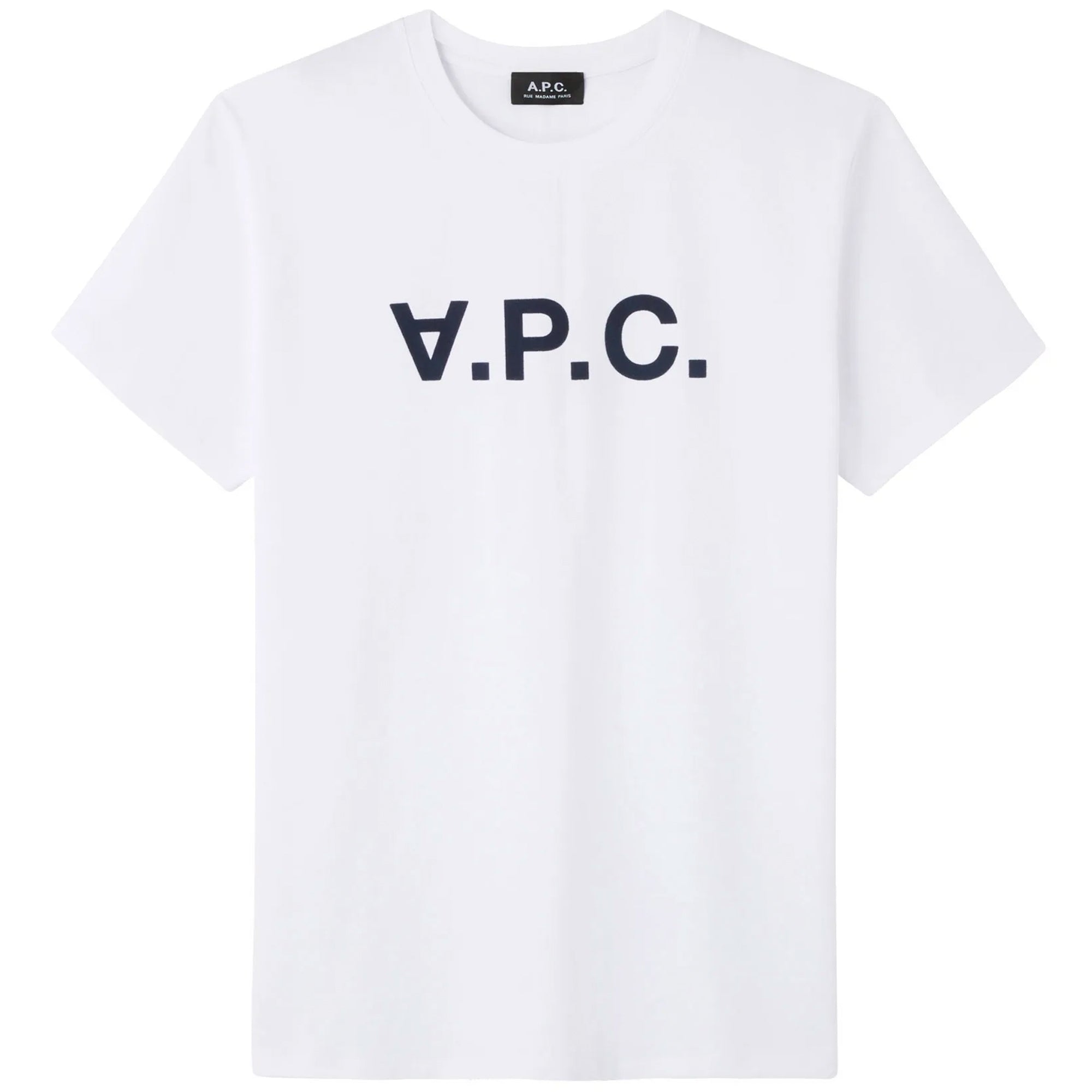 A.P.C. VPC Blanc H T-Shirt - White/Navy