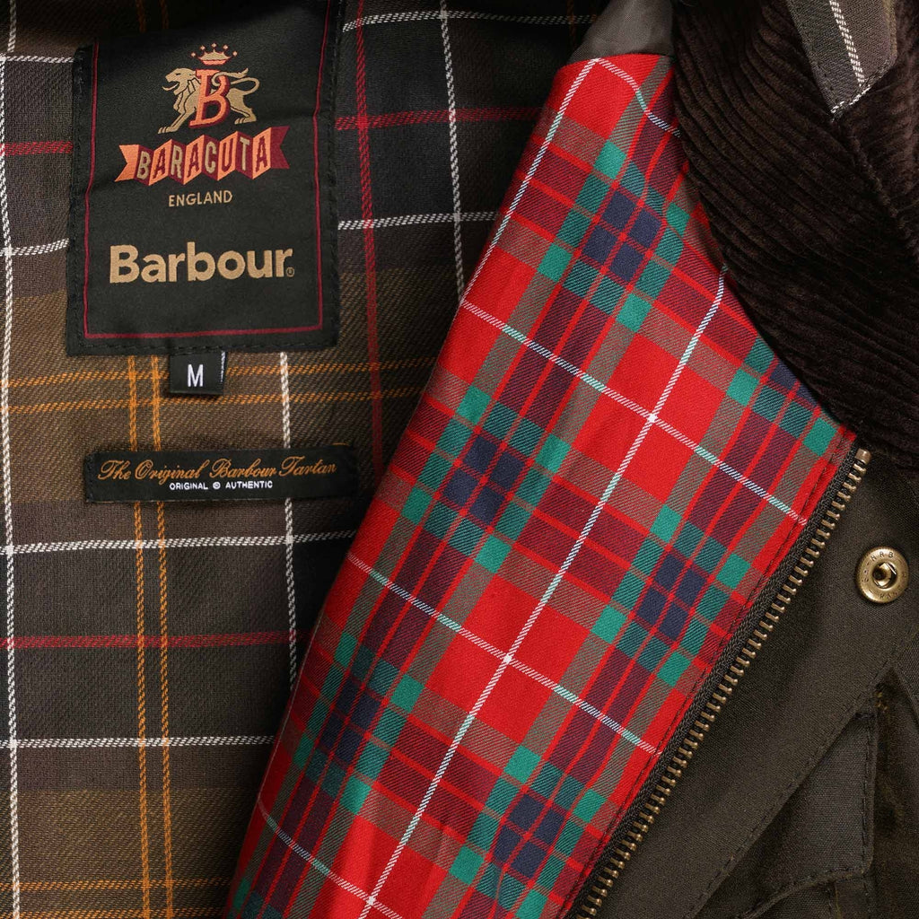 Clayton Wax Jacket - Olive