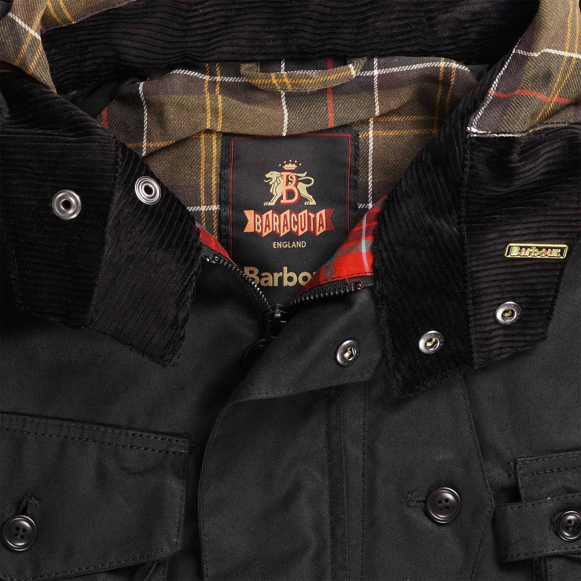 Barbour x Baracuta Clayton Wax Jacket - Black