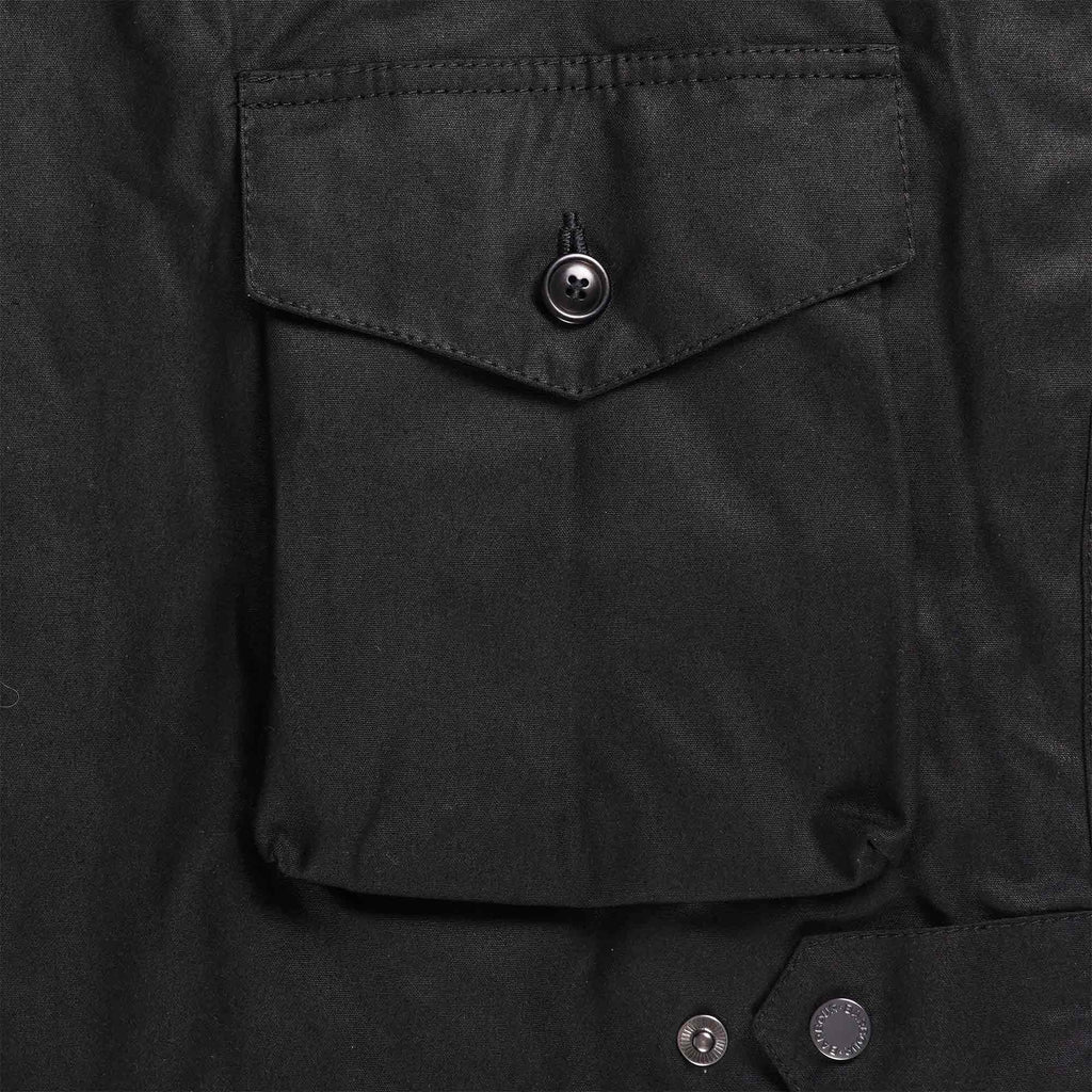 Brown Wax Jacket - Black