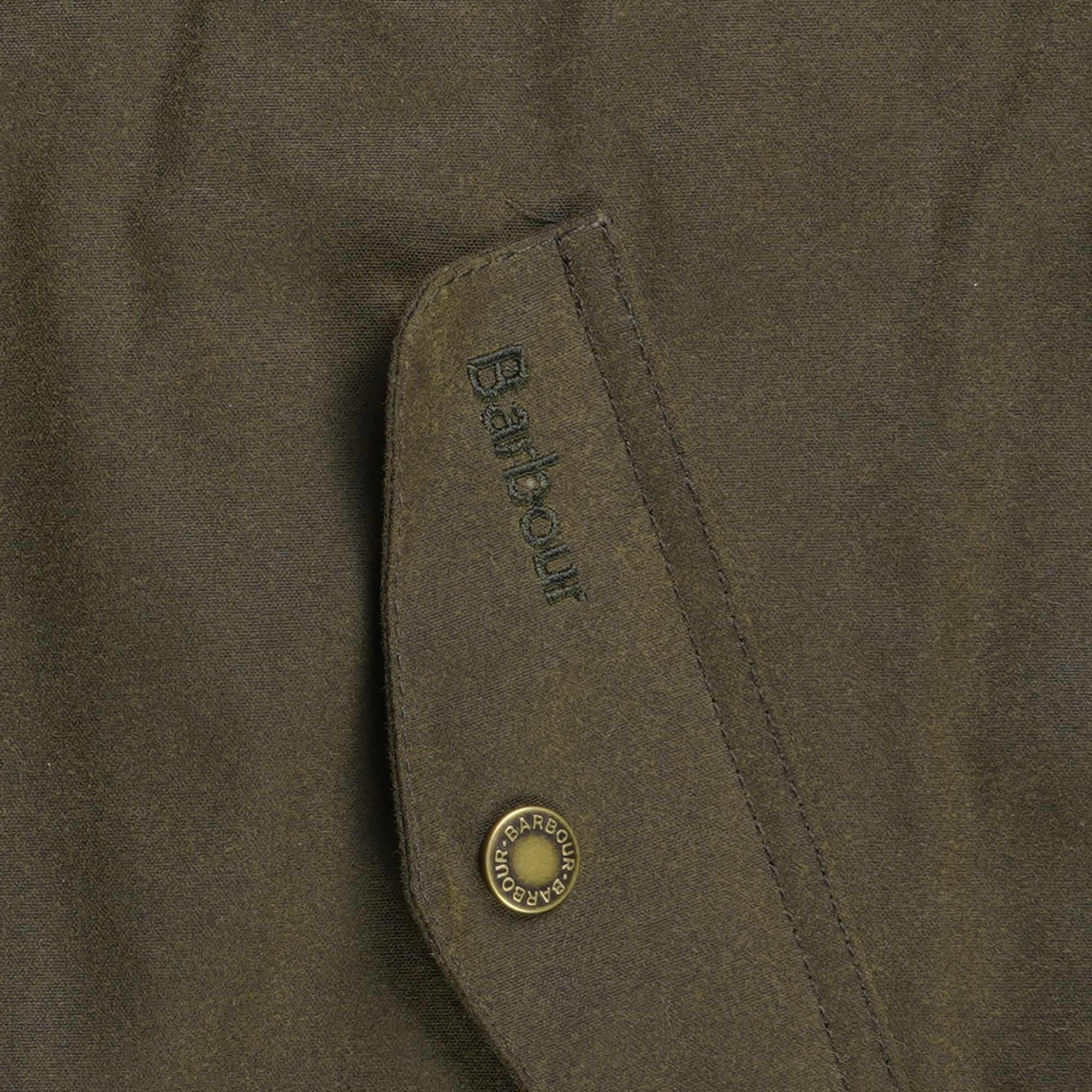 Brown Wax Jacket - Olive
