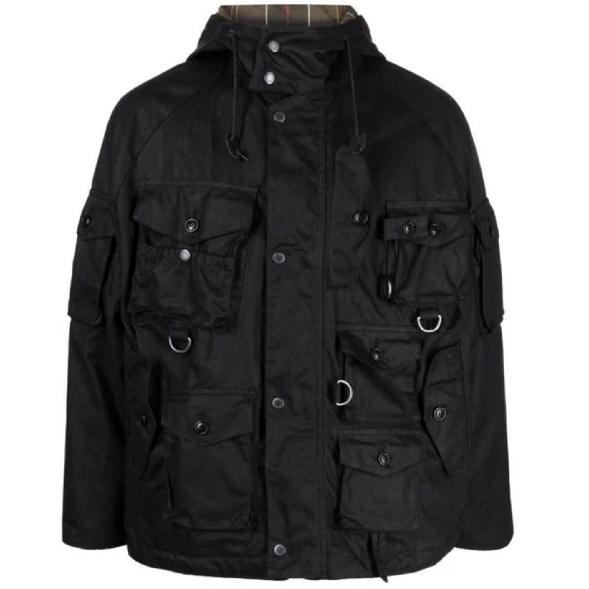 Barbour x Baracuta Clayton Wax Jacket - Black – Stuarts London