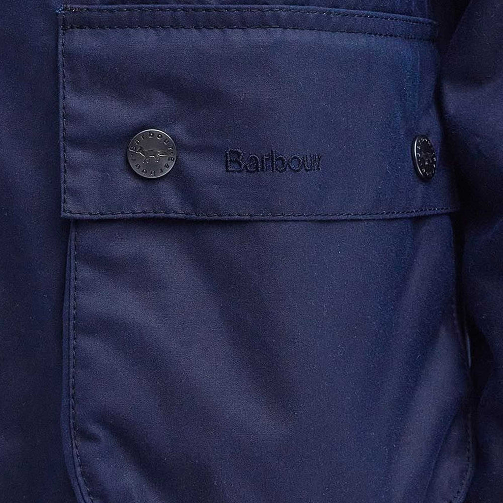 X Maison Kitsuné Beaufort Waxed Jacket - Indigo