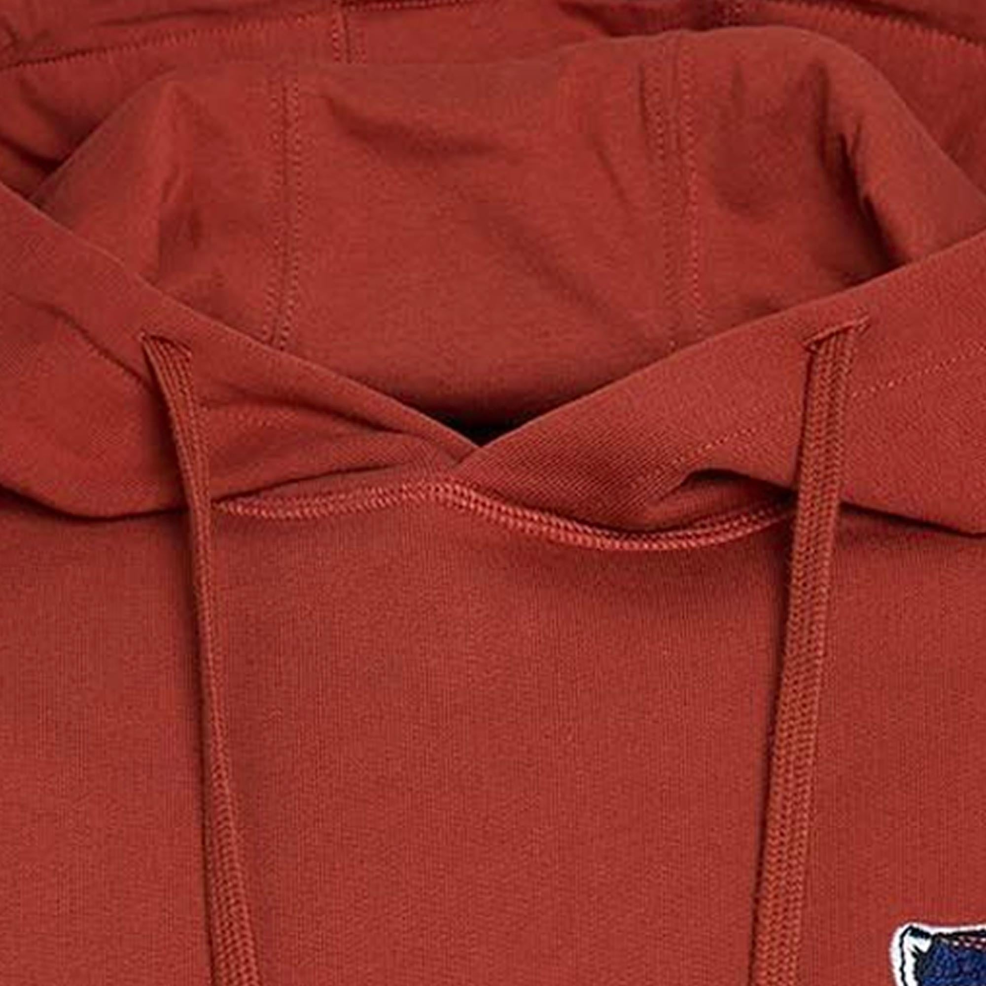 Barbour x Maison KitsunŽ Fox Head Hoodie - Burnt Orange – Stuarts