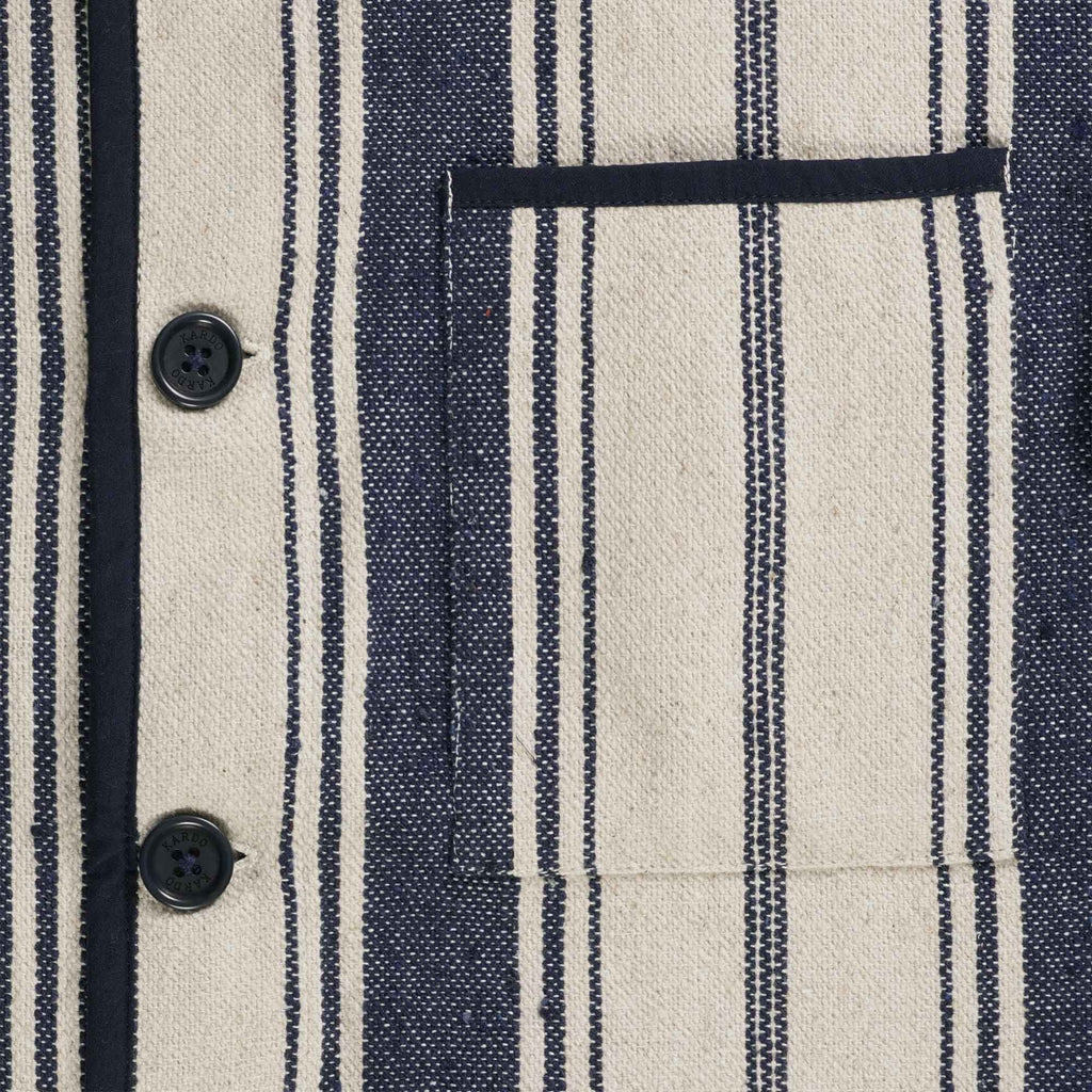 Kardo Paris Jacket - White and Navy