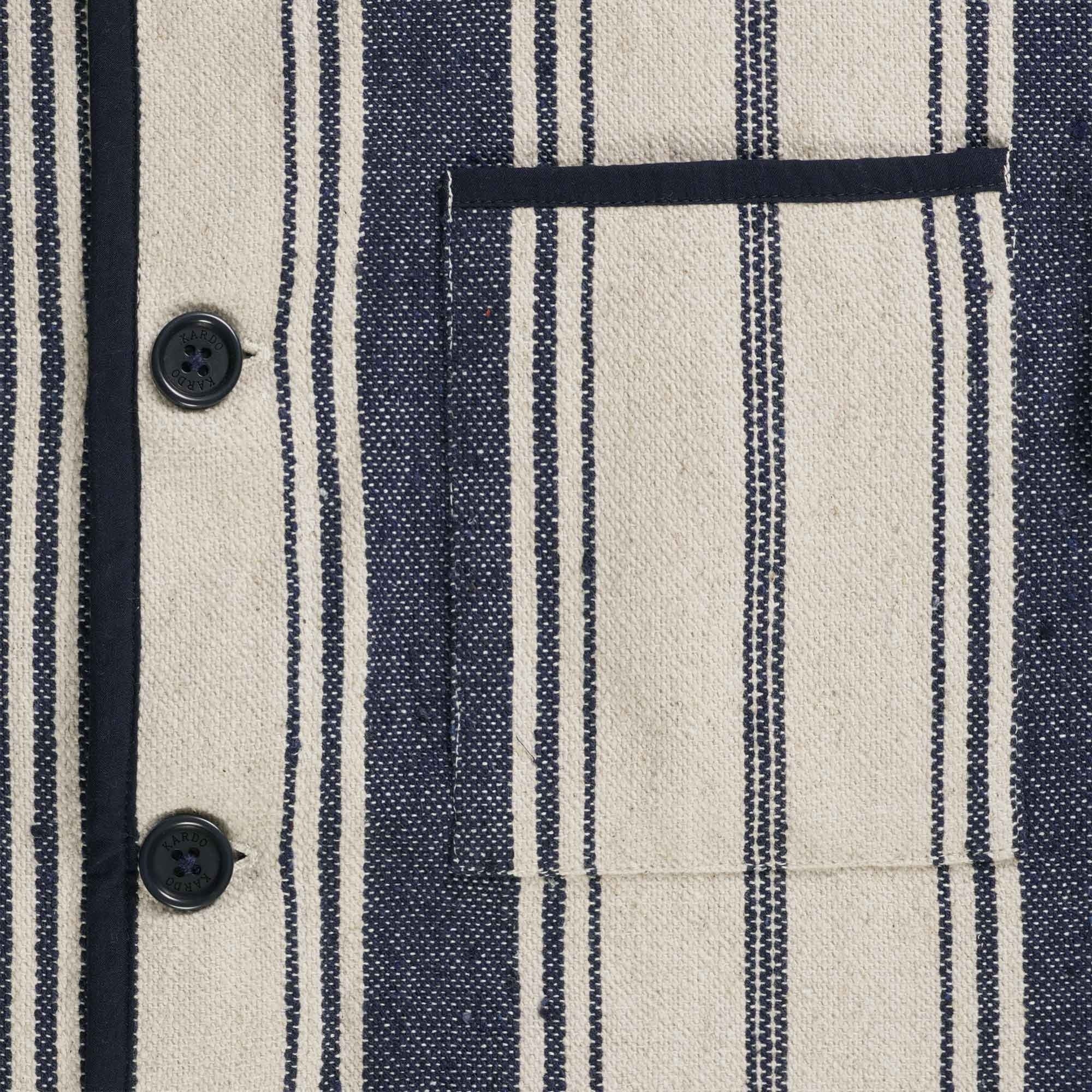 Kardo Paris Jacket - White and Navy
