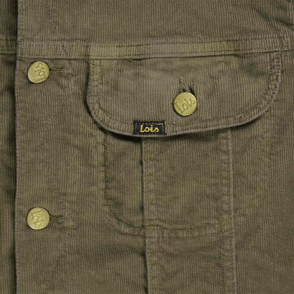 Lois Jeans Tejanna Thin Cord Jacket - Military Olive
