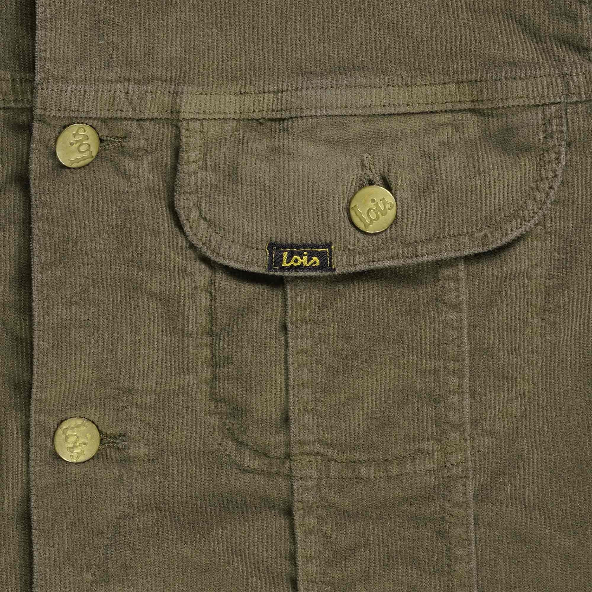 Lois Jeans Tejanna Thin Cord Jacket - Military Olive