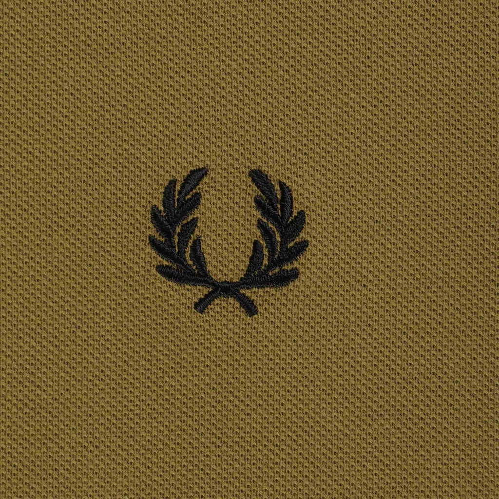 Fred Perry M3600 Polo Shirt - Shaded Stone and Black
