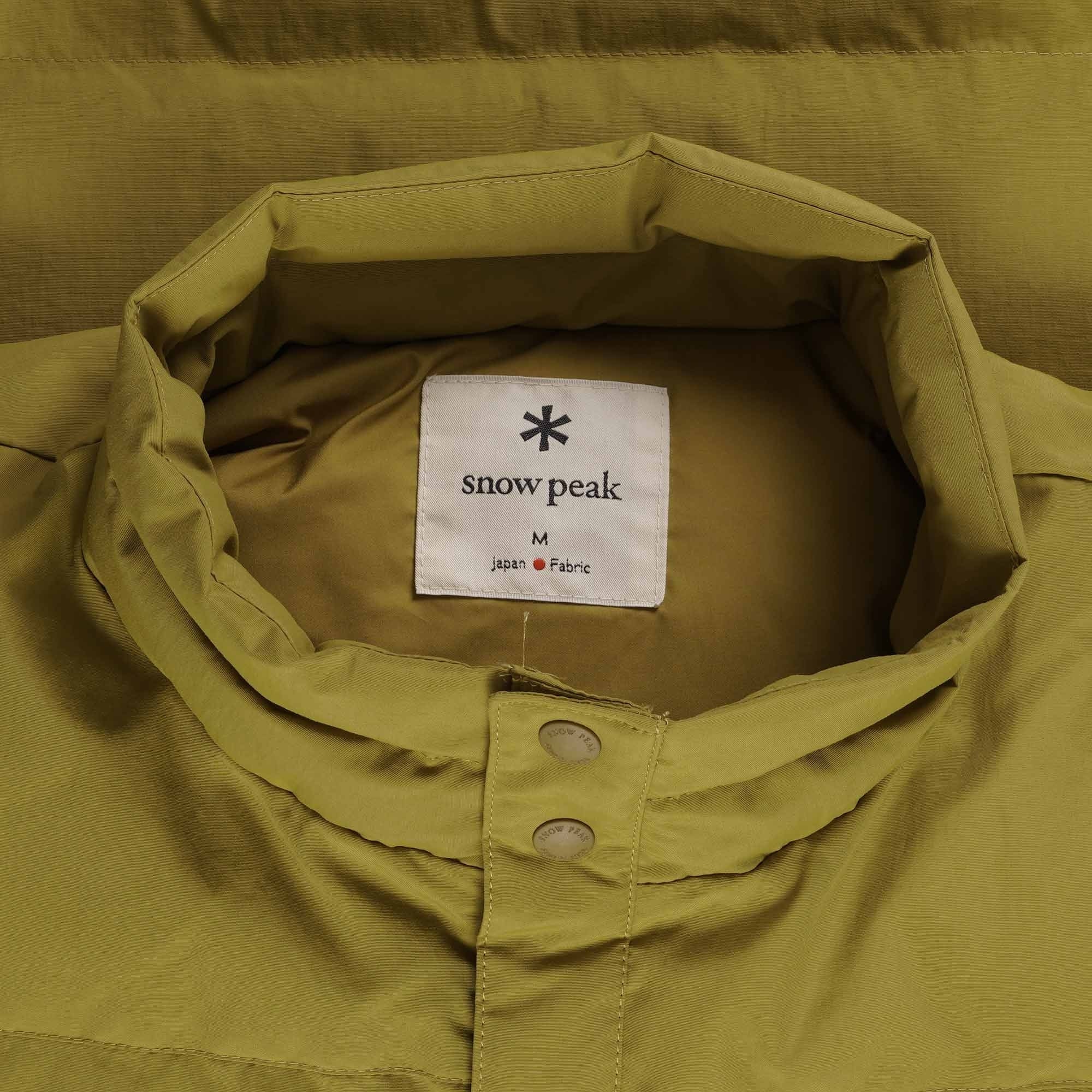 Snow Peak Recycled Down Vest - Coyote
