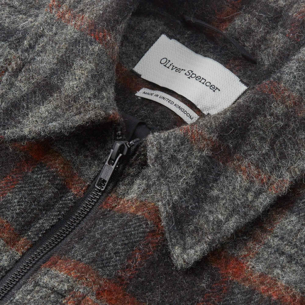 Oliver Spencer Norton Jacket Kennington - Rust Multi
