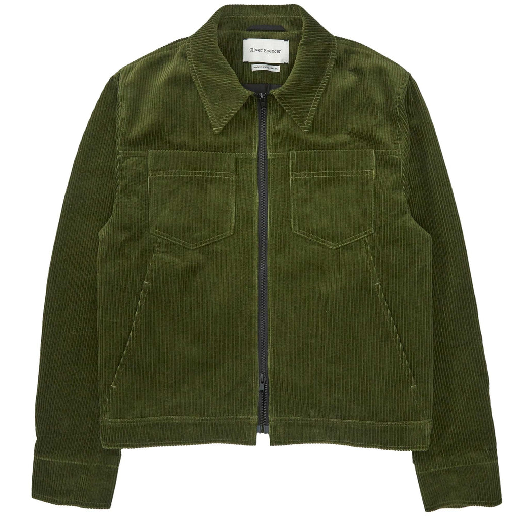 Oliver Spencer Norton Jacket - Hudson Cord Green